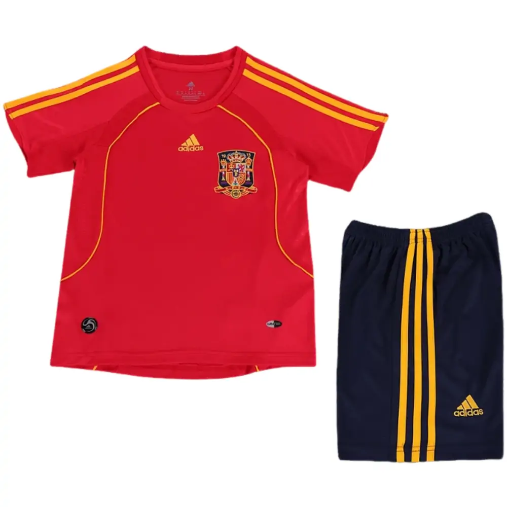 2008 Spanish Home Retro Children's Jersey - Fans Edition