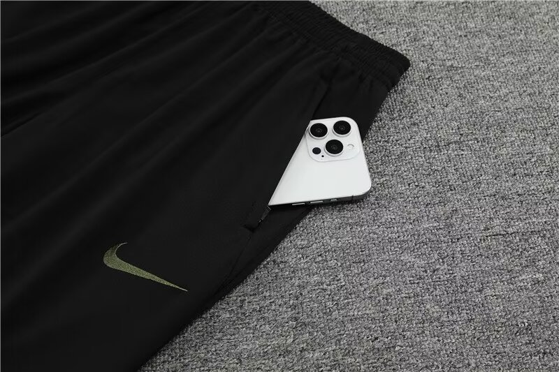 2023/2024 Atletico Madrid Half Pull Training Wear Green Jersey Set