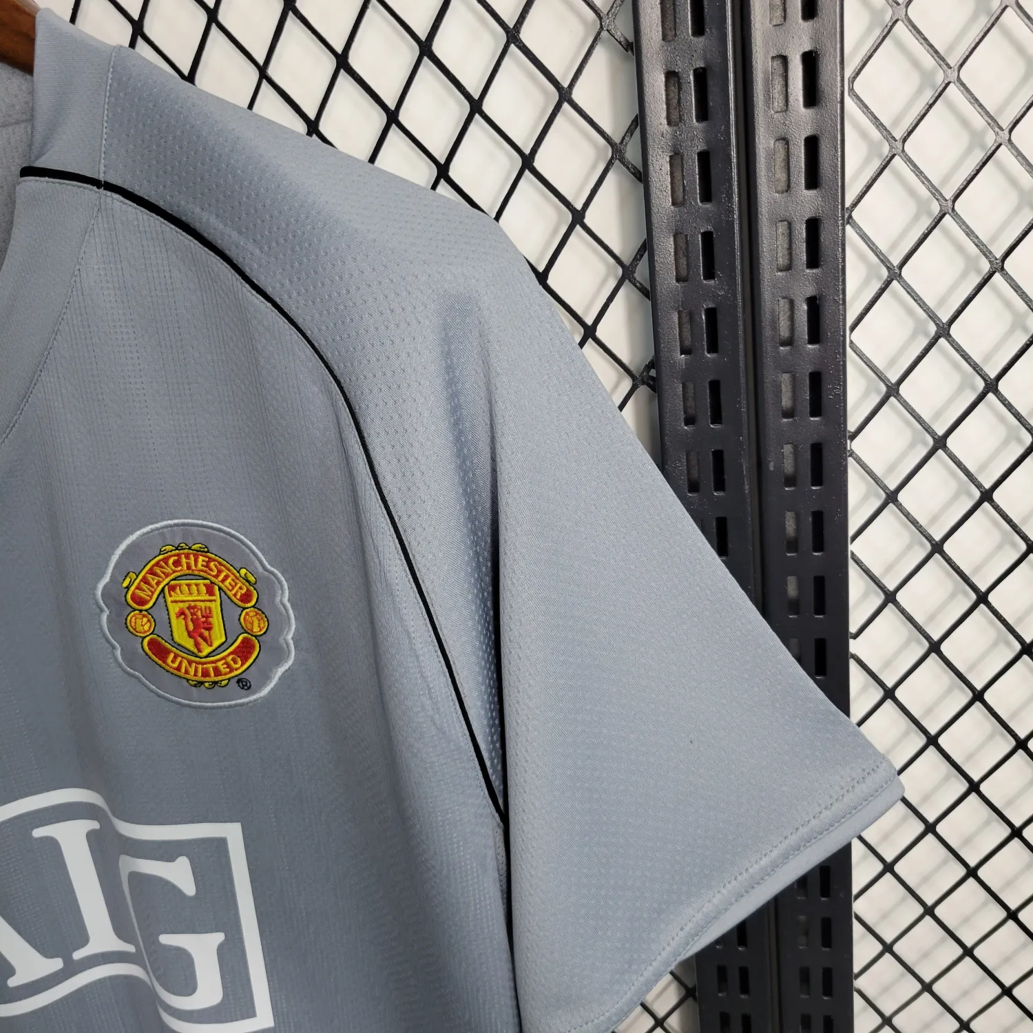 2007/2008 Manchester United Gray Retro Jersey - Fans Edition