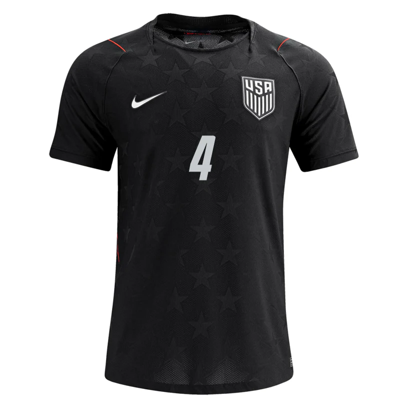 Nike Men's Adams United States Match Authentic Away Jersey 2026 (Dark Obsidian/Pure Platinum)