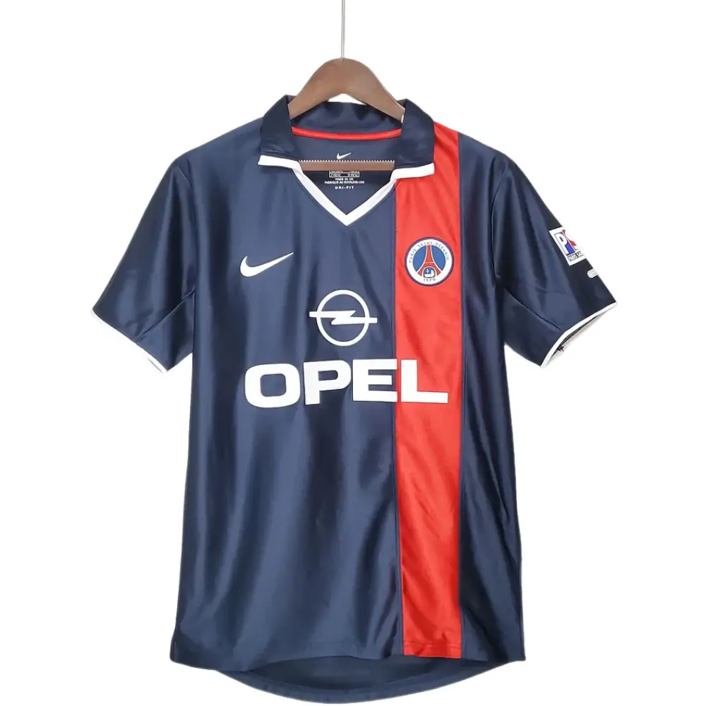 2001/2002 Retro Psg Paris Saint-Germain Home - Fans Edition
