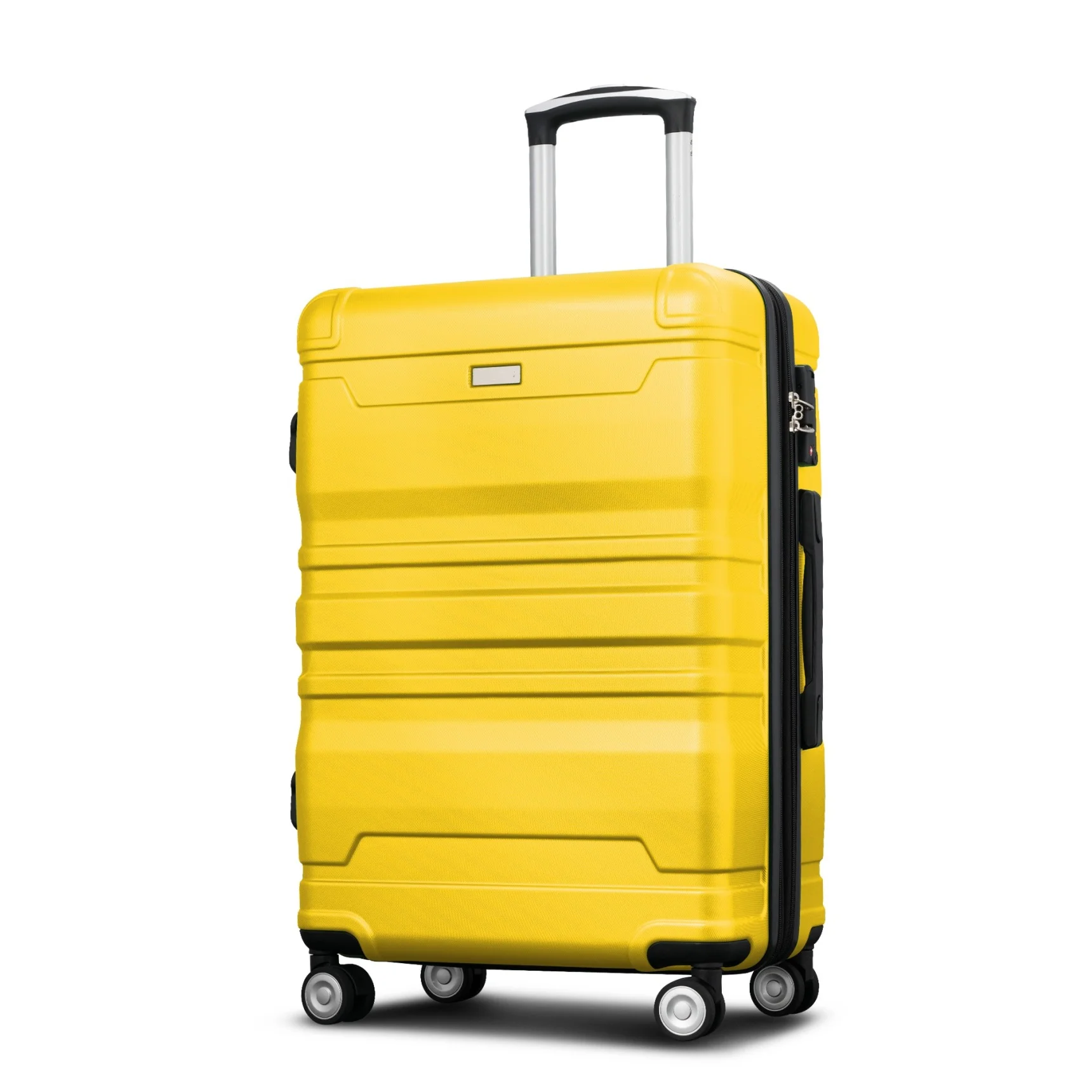 Luggage Suitcase 3 Piece Sets, New Model Expandable ABS Hardshell Luggage, Lightweight Carry-on Suitcase Sets with Spinner Wheels & TSA Lock, 20''/ 24''/ 28'', Blue Gray