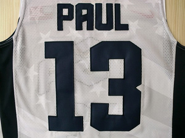 2012 American Dream Team No. 13 Paul White Embroidered Jersey