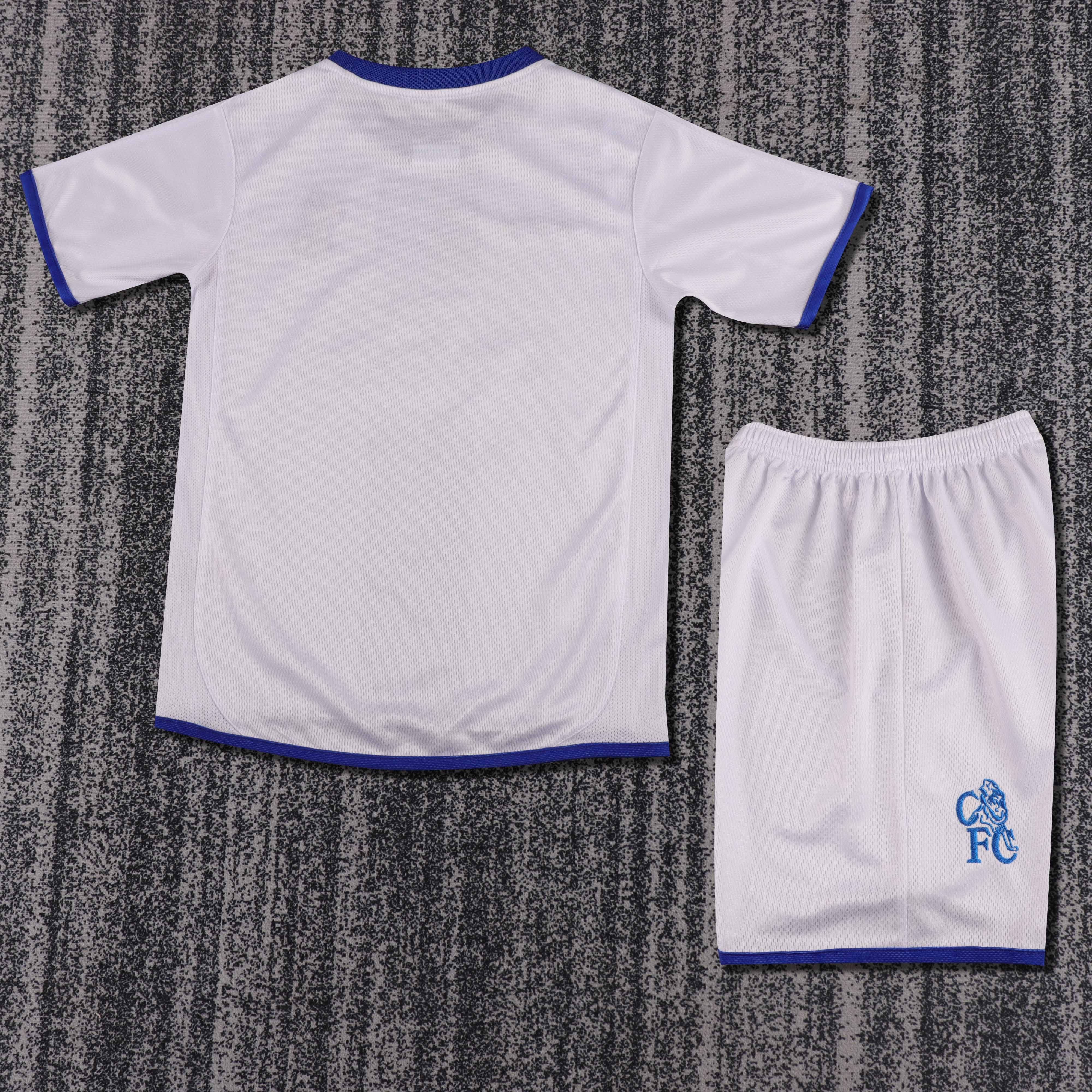 2003 Chelsea Away Retro Children's Jersey Set - Fans Edition