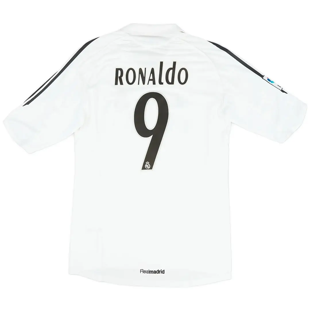 Ronlado #9 Real Madrid 2005/06 Home Retro Football Jersey