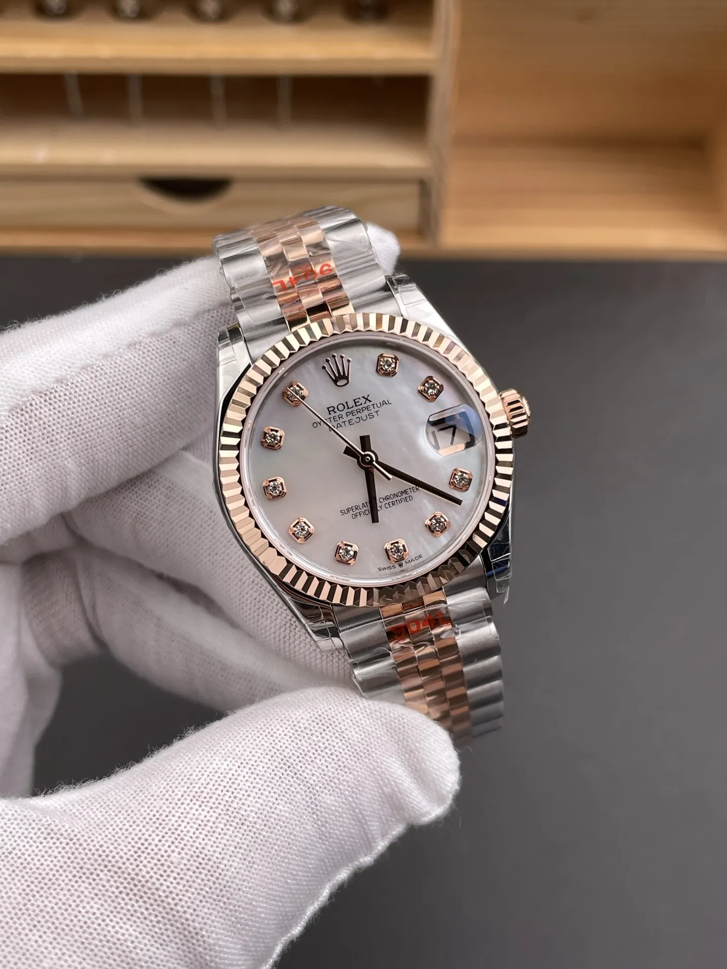 Rolex Datejust Rose Gold Ladies 31mm