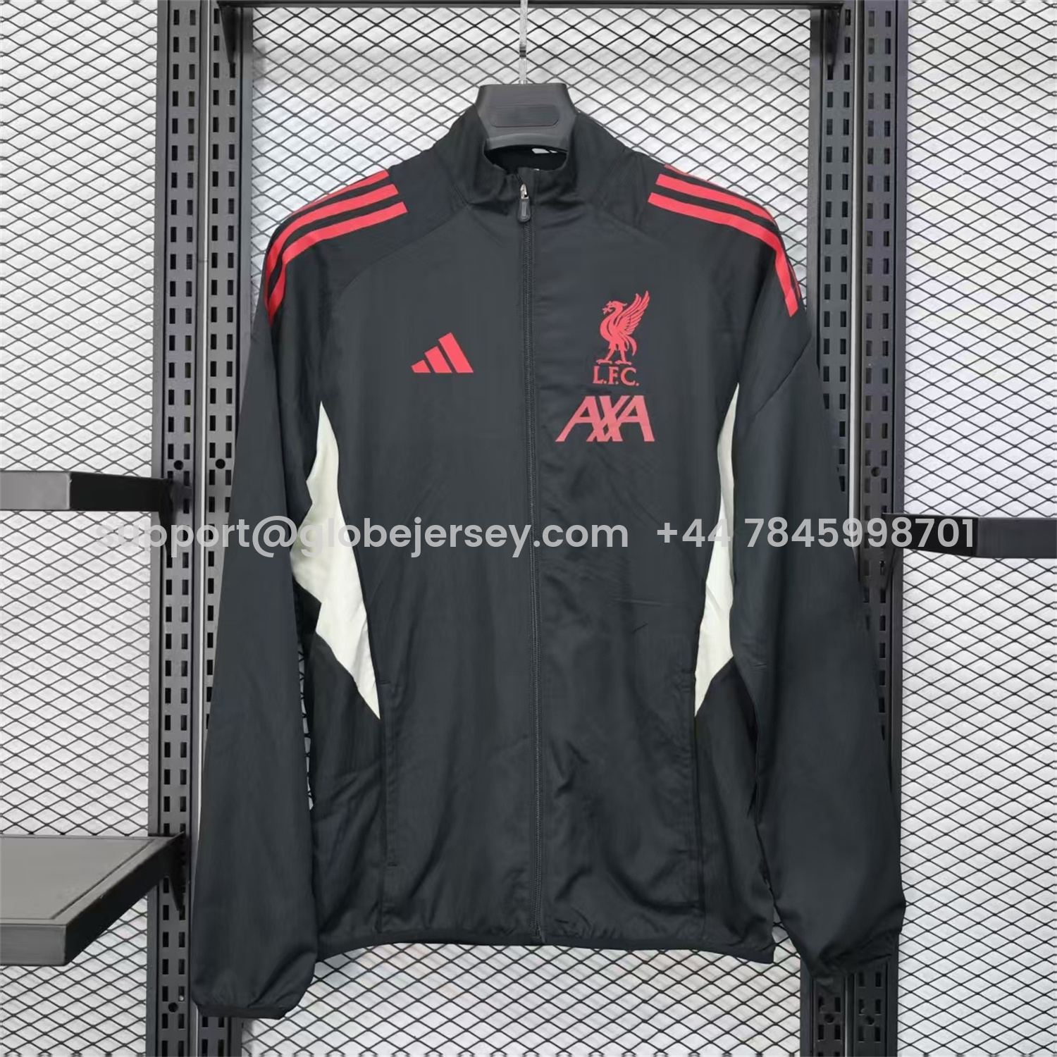 Liver.pool 25-26 Black Windbreaker Jacket