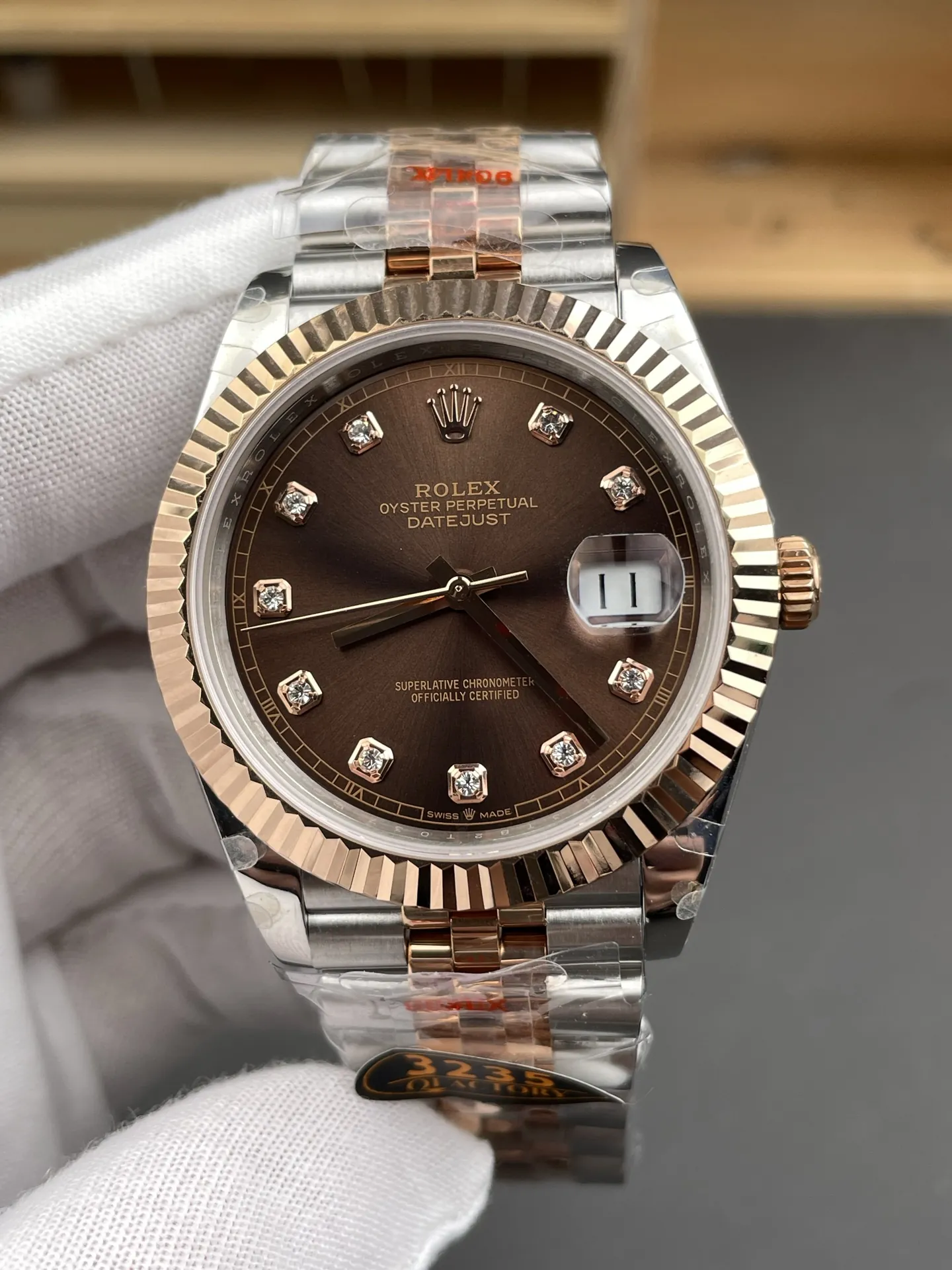 Rolex Datejust Two-Tone Rose Gold 41mm