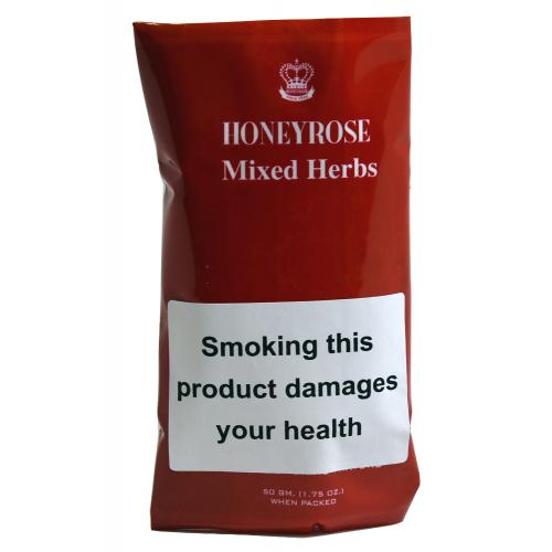 Honeyrose Mixed Herbs Mixture Herbal Smoking Hand Rolling Tobacco (Tobacco free) Pouch