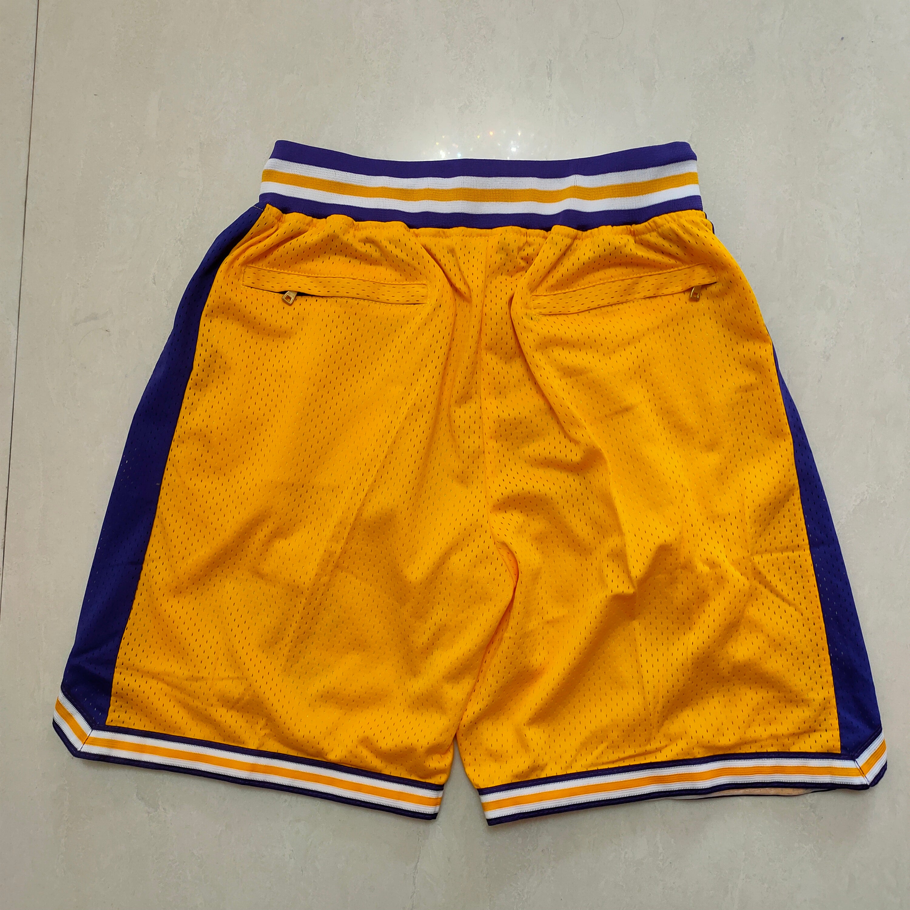 Los Angeles Lakers Kobe Bryant Yellow No. 33 Pocket Pants