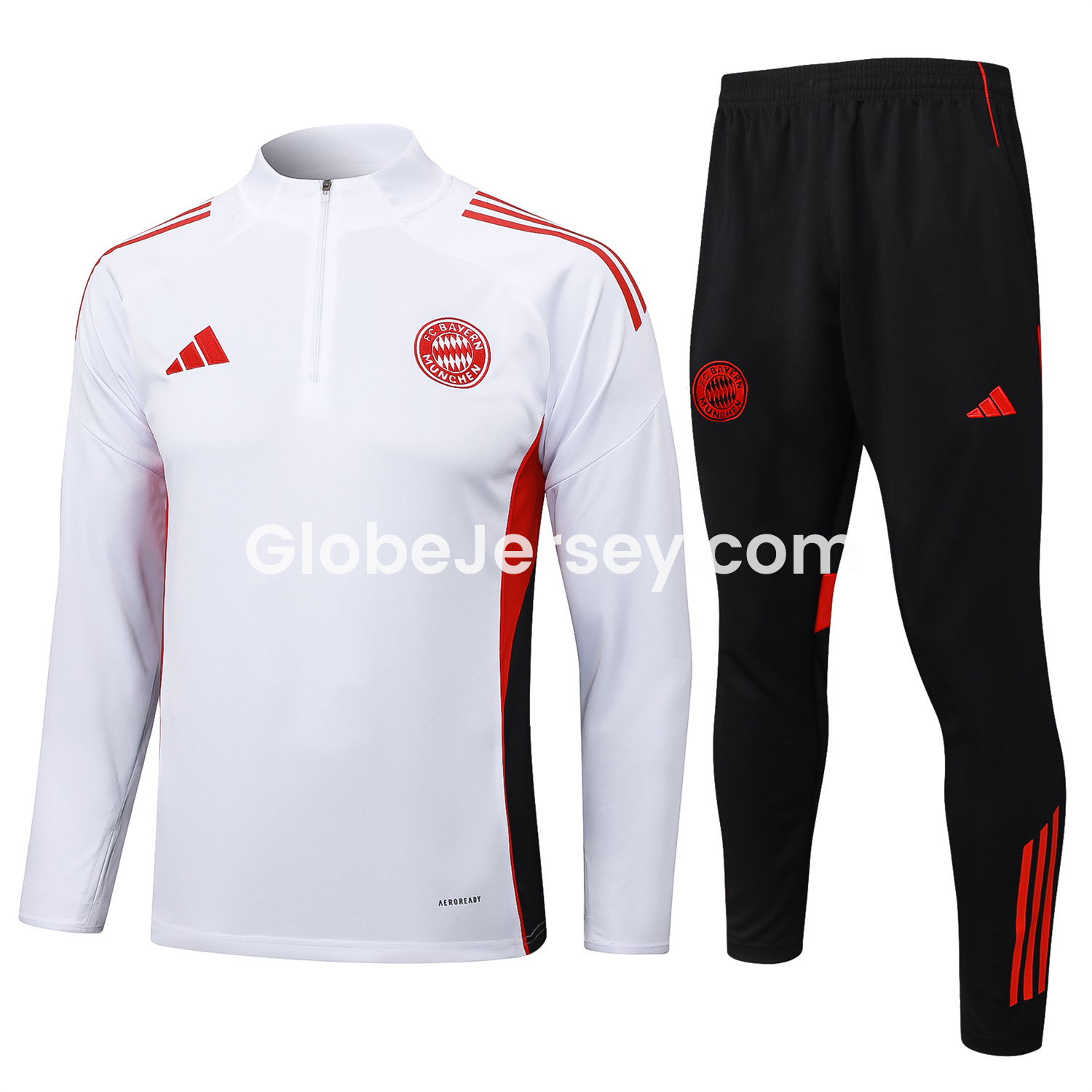 Bayern Munich 25-26 Long Sleeve Training Set - Dark Red