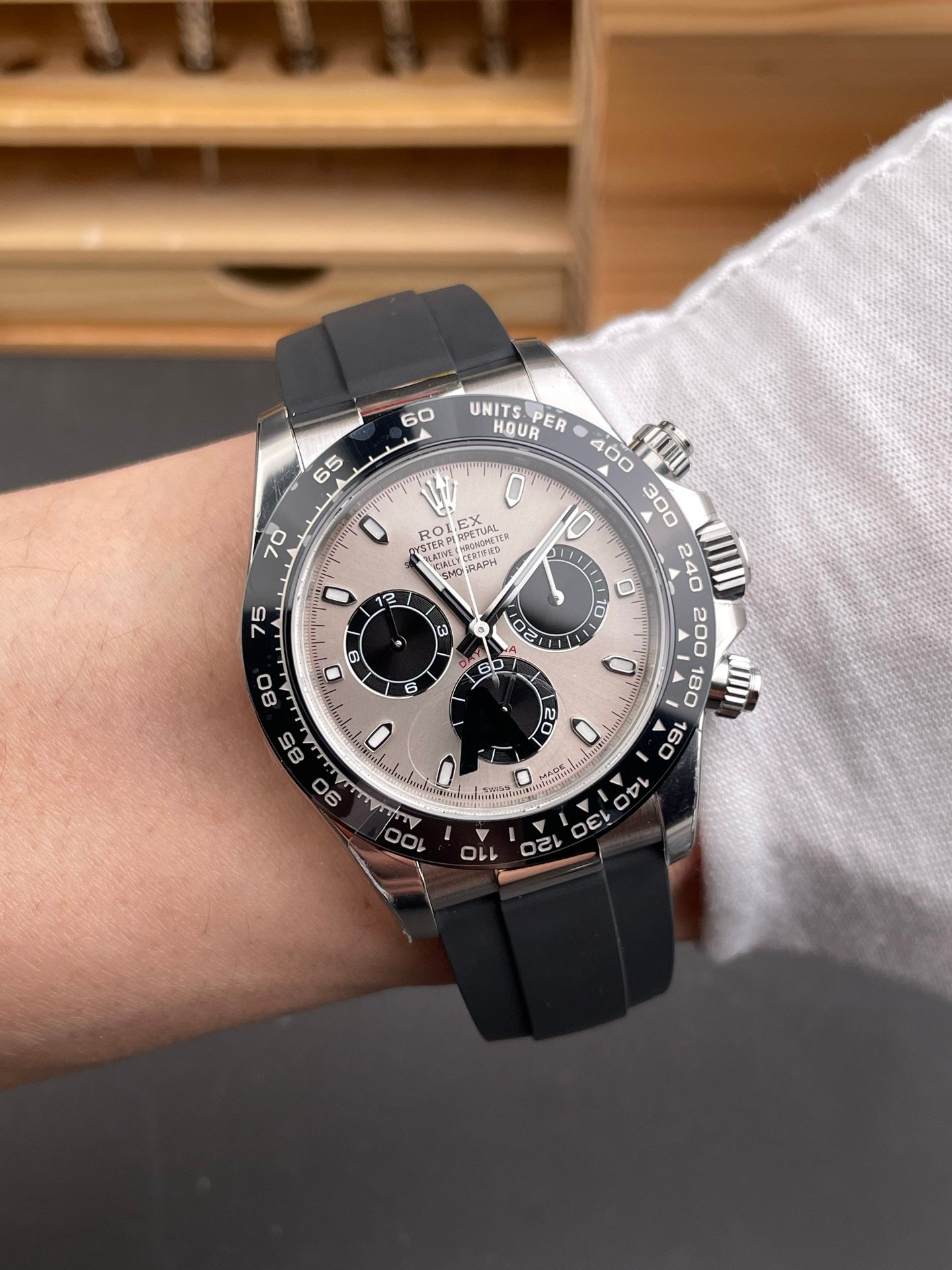 Rolex Daytona Grey Cement Rubber