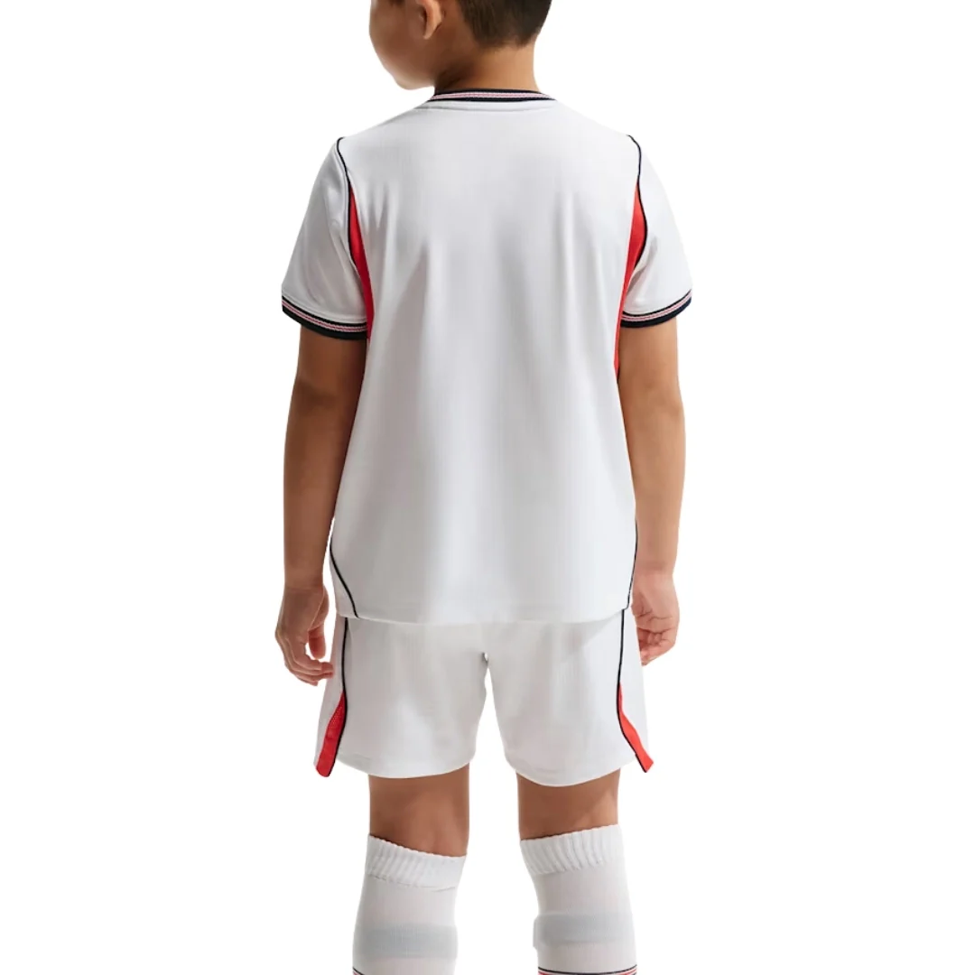 England Kid's Home Jersey Kit - Jersey+Shorts 2026 World Cup