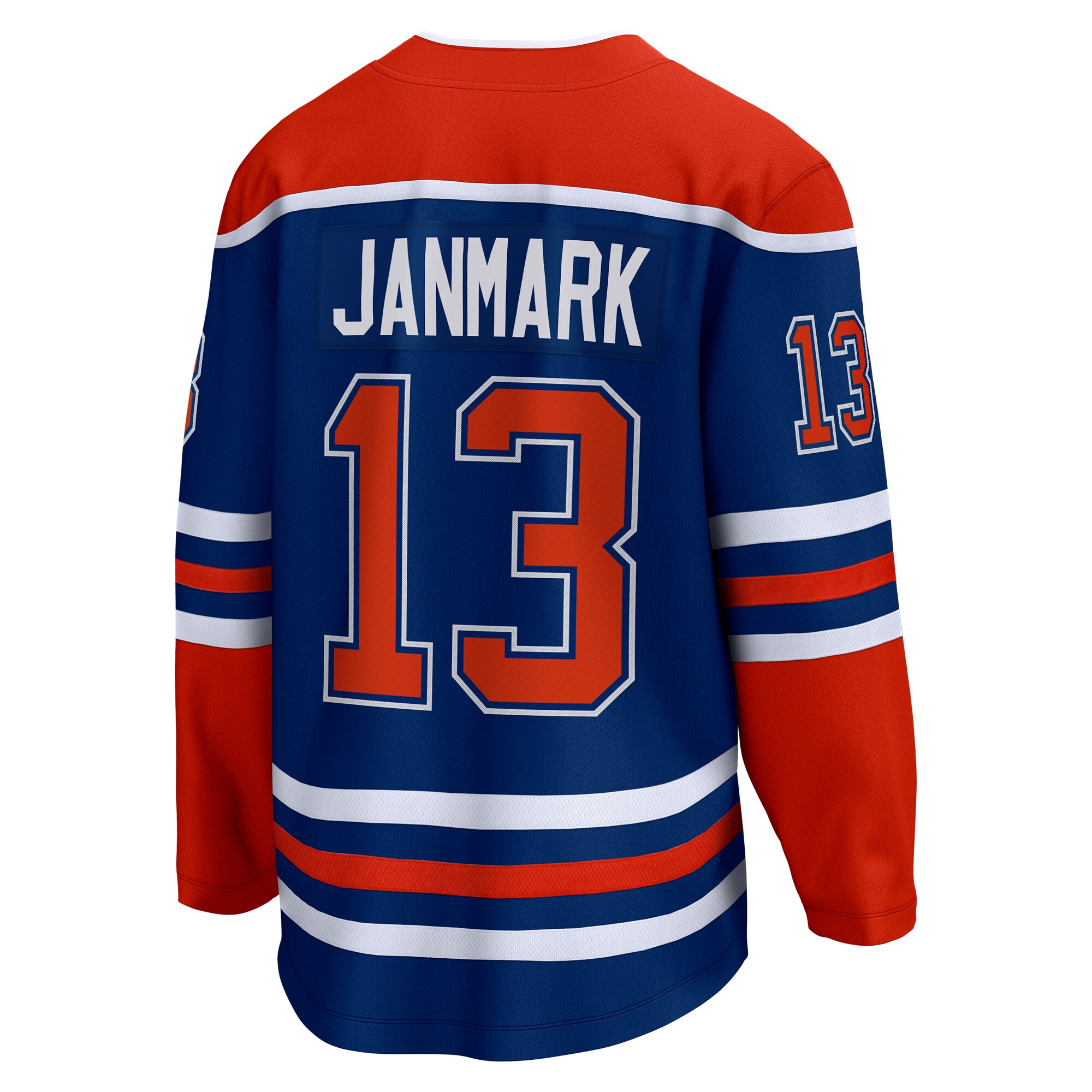 Mattias Janmark Edmonton Oilers Fanatics Home Breakaway Jersey – Royal