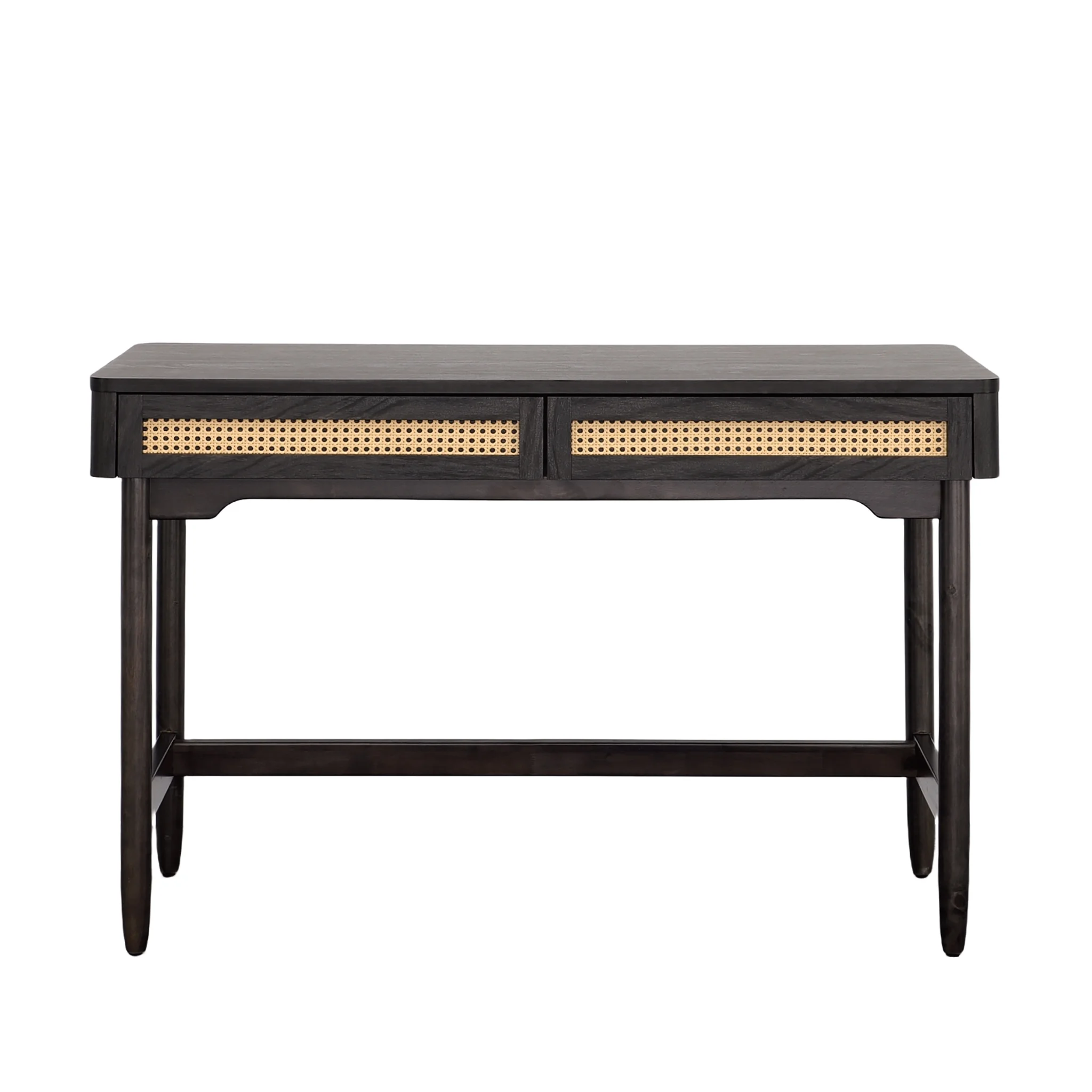 Better Homes & Gardens Springwood Caning Desk, Light Honey Finish