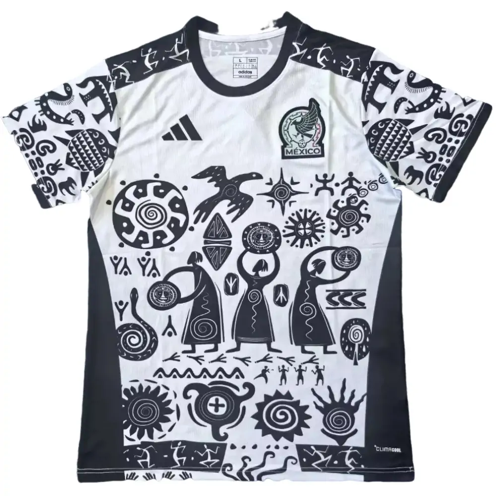 2025-26 Mexico Special Edition Black and White Jersey - Fans Edition
