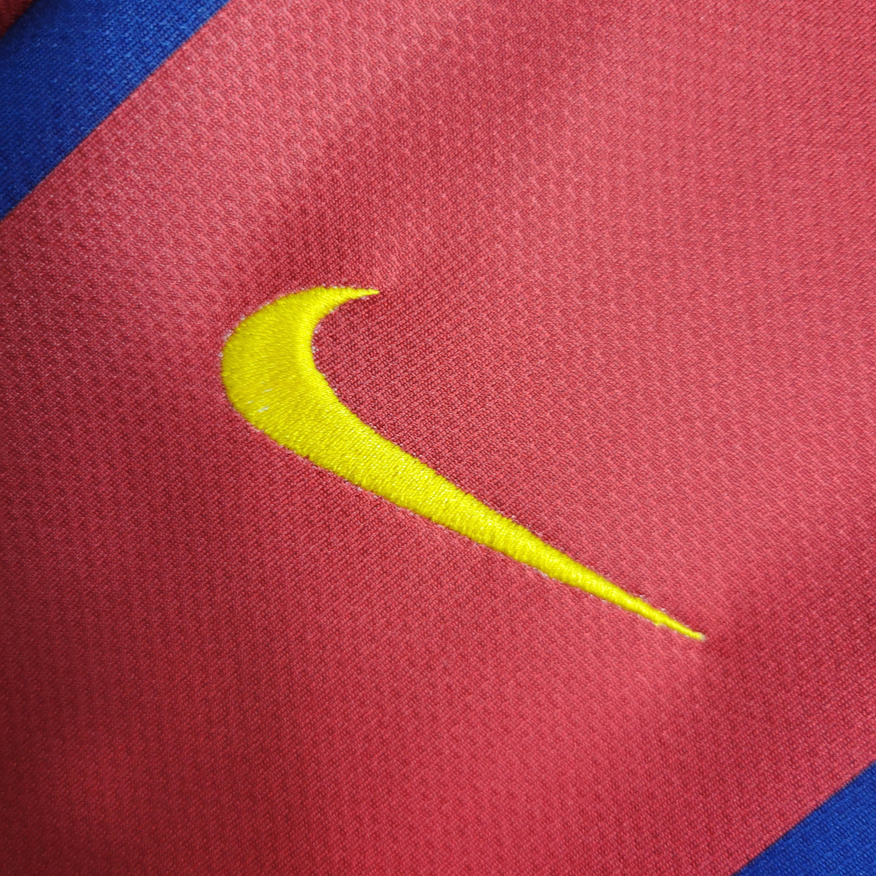 2007/08 Barcelona Home Retro Kit - Fans Edition