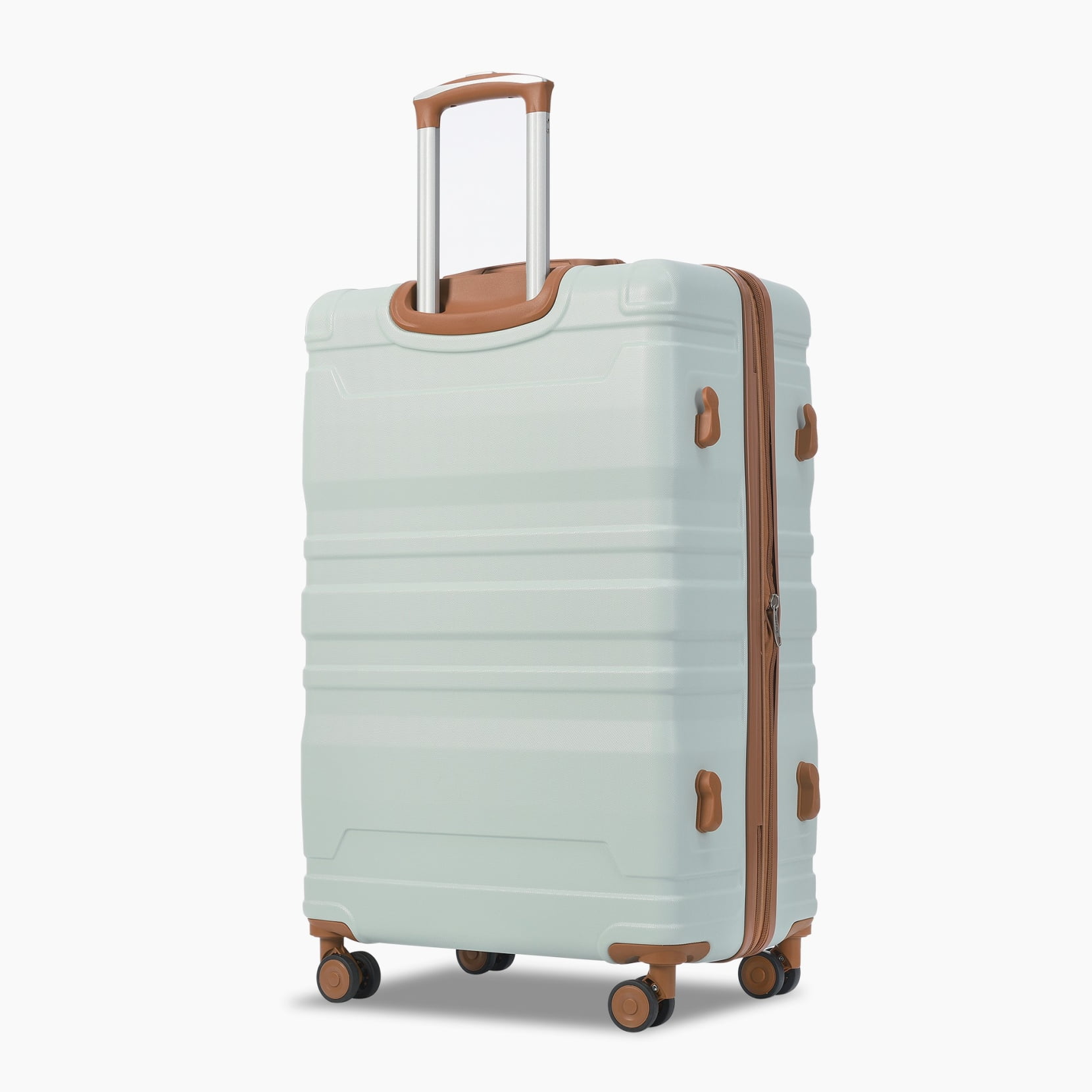 Luggage Suitcase 3 Piece Sets, New Model Expandable ABS Hardshell Luggage, Lightweight Carry-on Suitcase Sets with Spinner Wheels & TSA Lock, 20''/ 24''/ 28'', Blue Gray