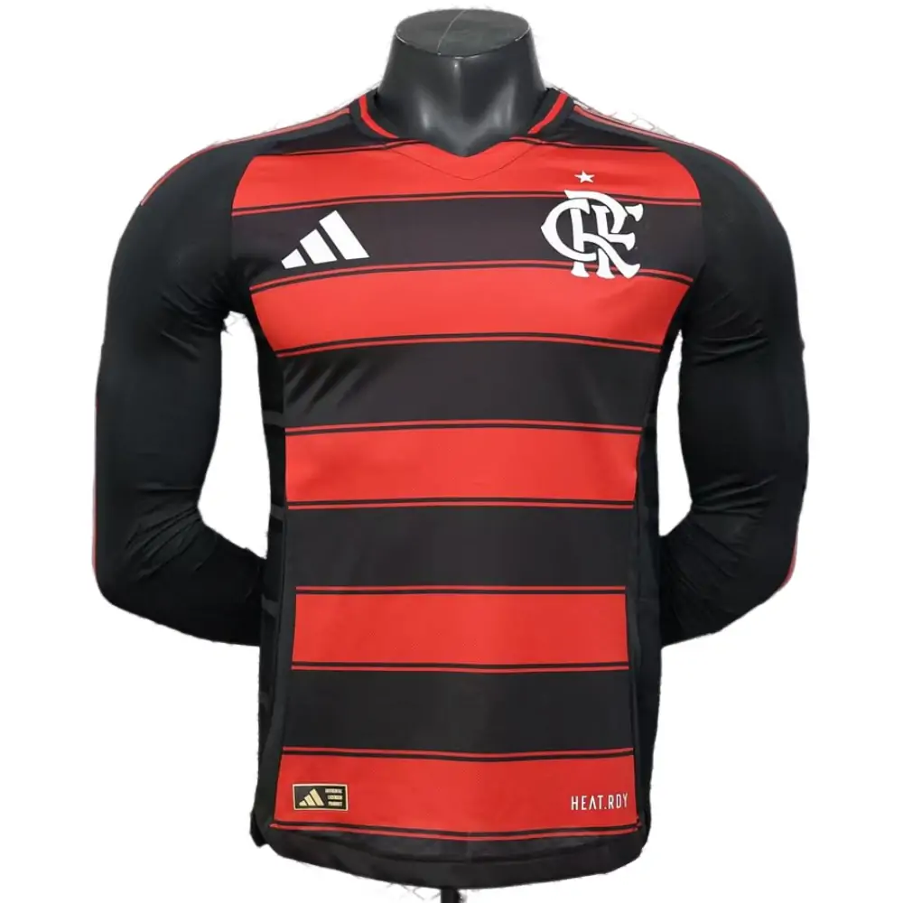 2025-26 Flamengo Long Sleeve - Jersey - Player Edition