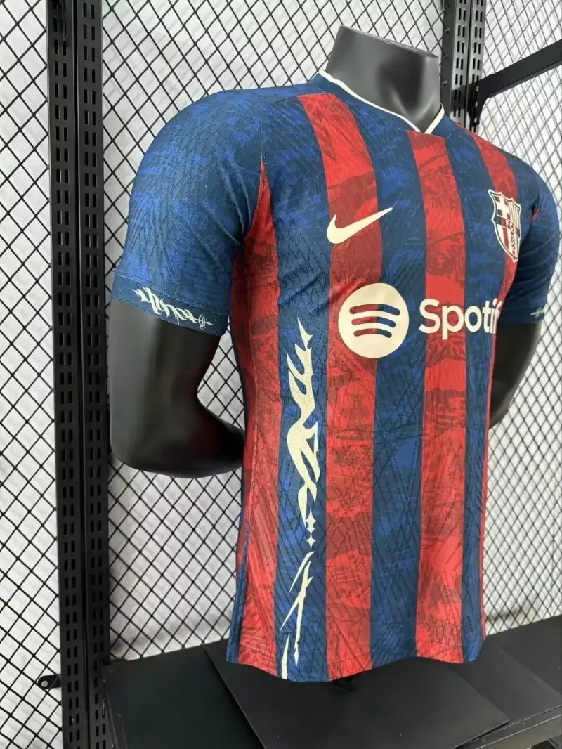 2024/2025 Player Version Barcelona Special Edition Blue-Red Football Shirt 1:1 Thai Quality