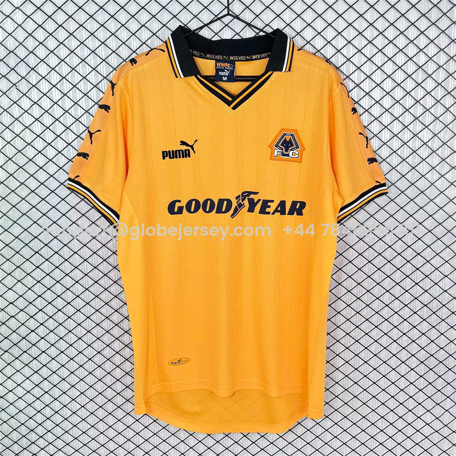 Retro Wolverhampton Wanderers Wolves 1998-99 Home Jersey