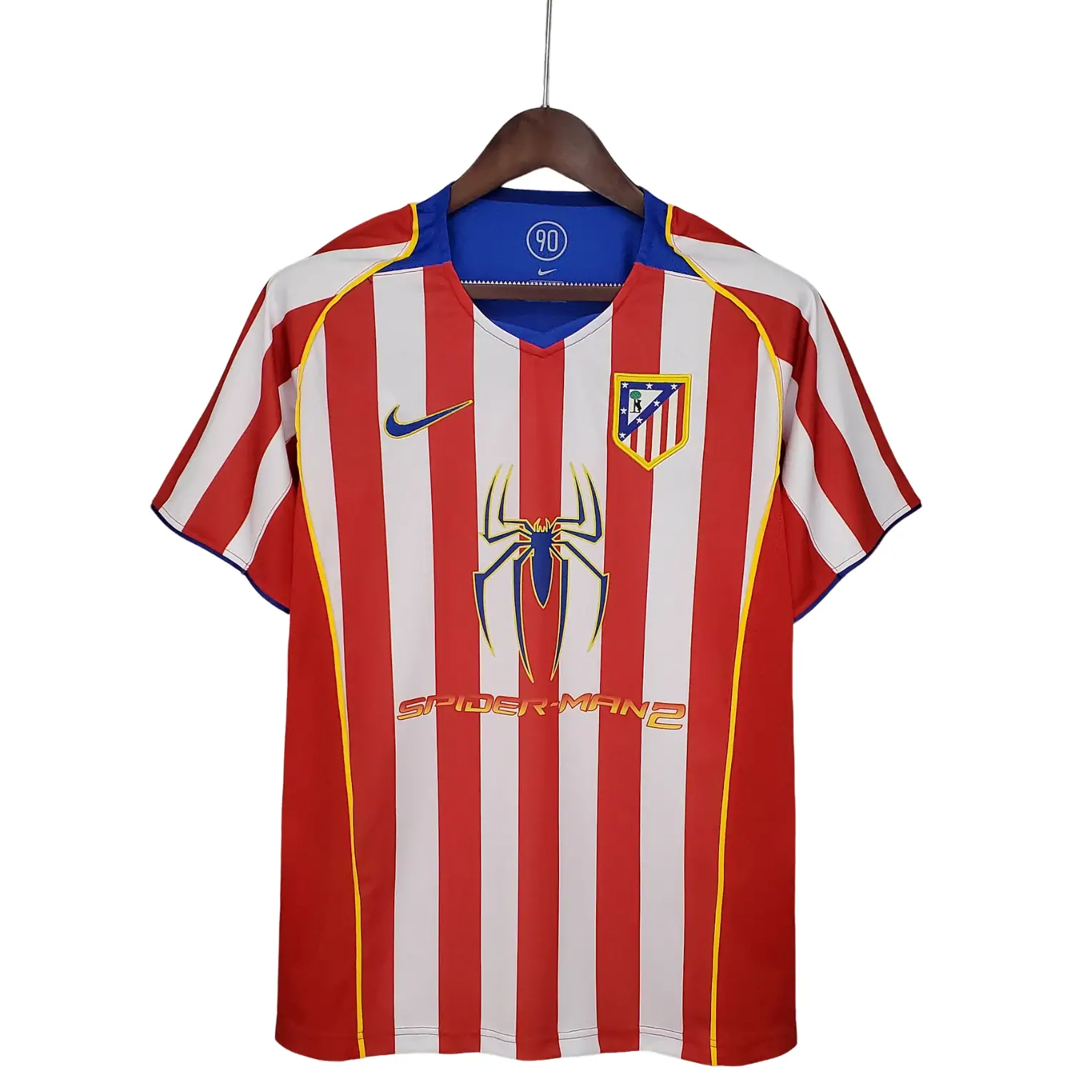 2004/2005 Retro Atletico Madrid Home Soccer Jersey 1:1 Thai Quality