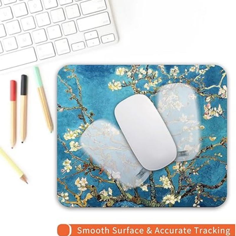 PADARTISAN Square Mouse Pad, Personalized Premium-Textured Custom Mouse Mat Design