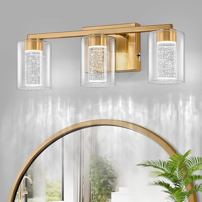 3-Light Gold Vanity