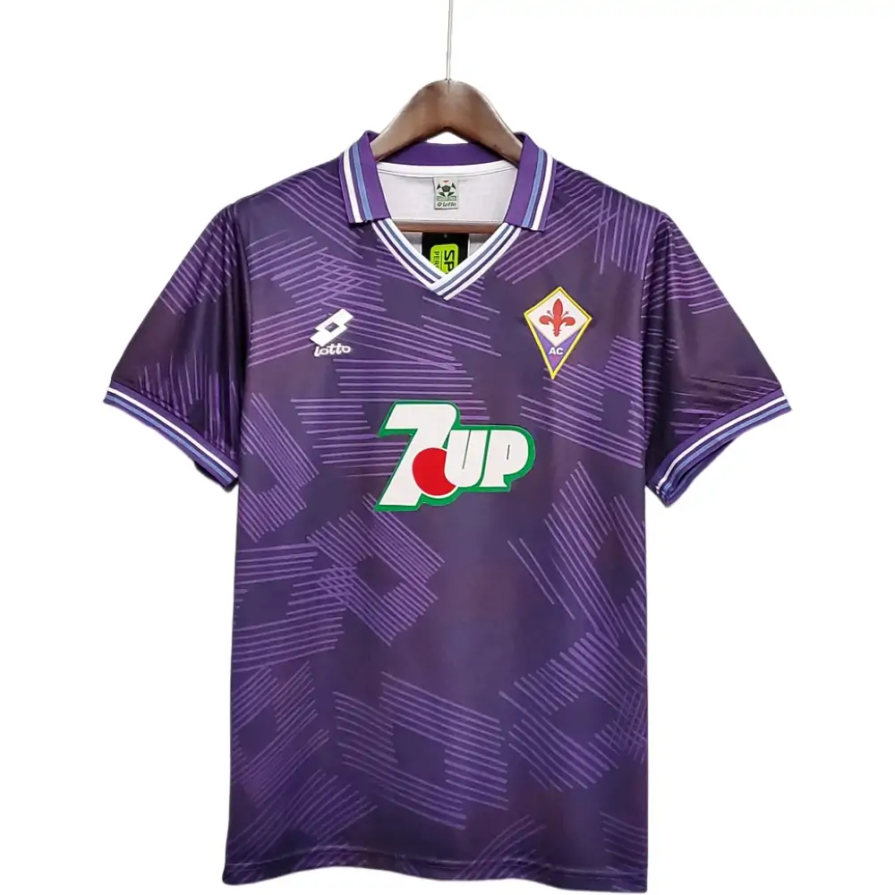 1992/93 Fiorentina home retro jersey 1:1 Thai quality - Fans Edtion