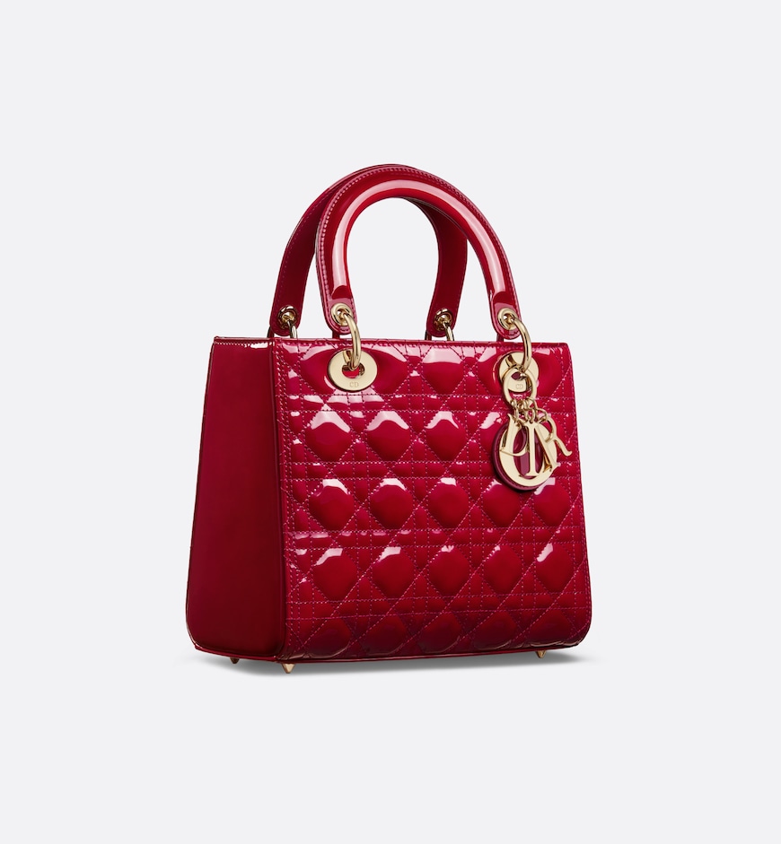 Medium Lady Bag HandBags- patent leather