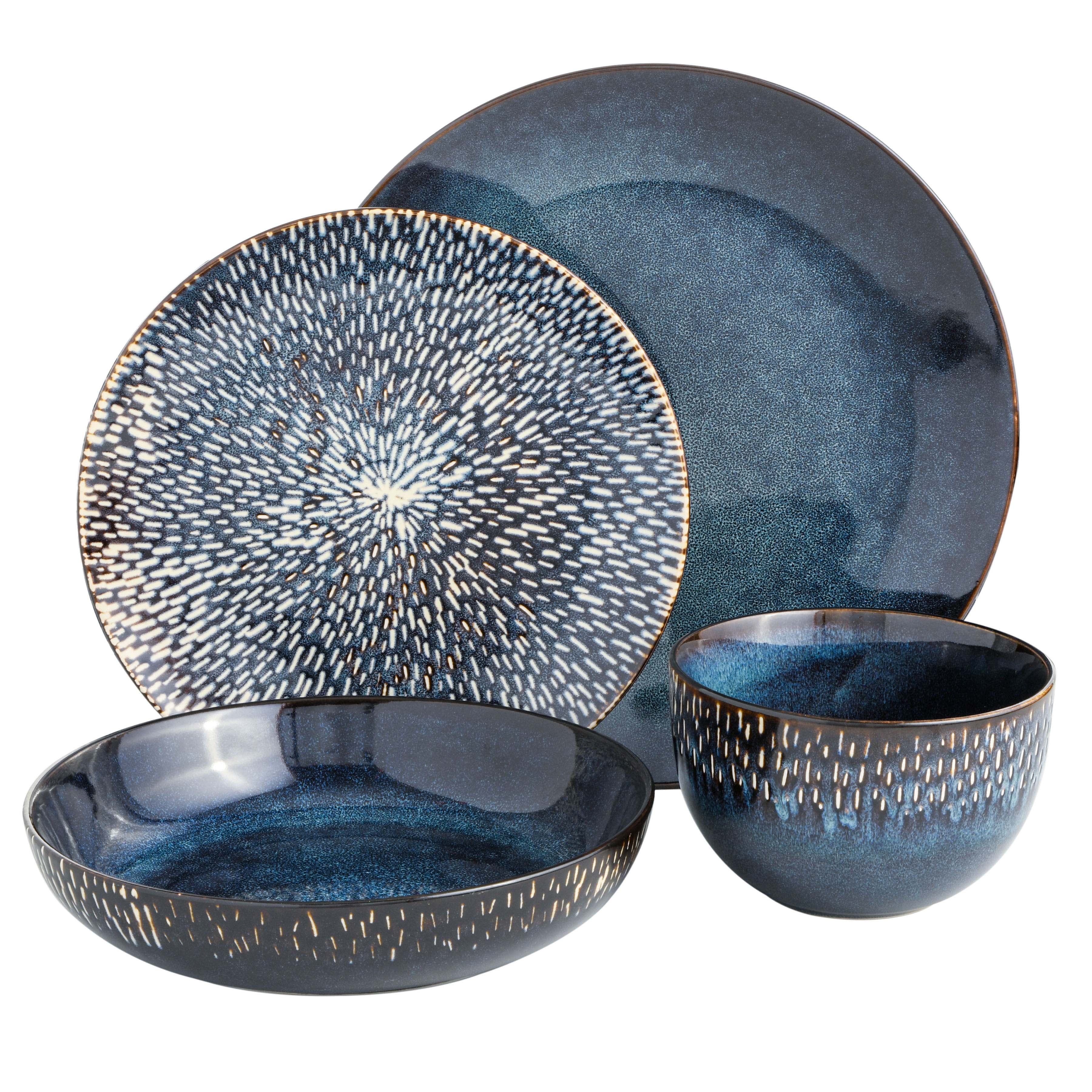 Gibson Elite Matisse 16-Piece Dinnerware Set - Taupe