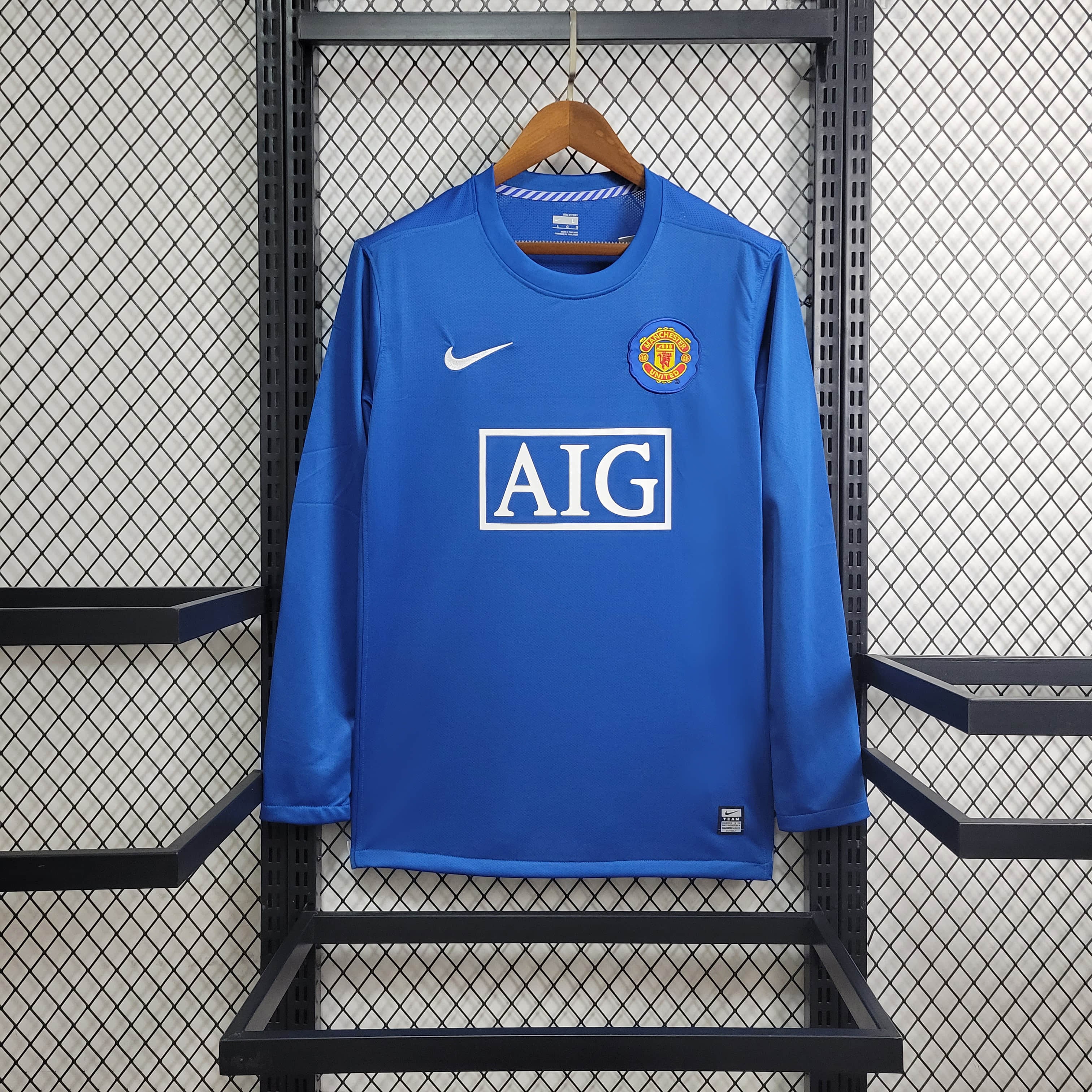 Retro Manchester United 08-09 Third Long Sleeve Jersey