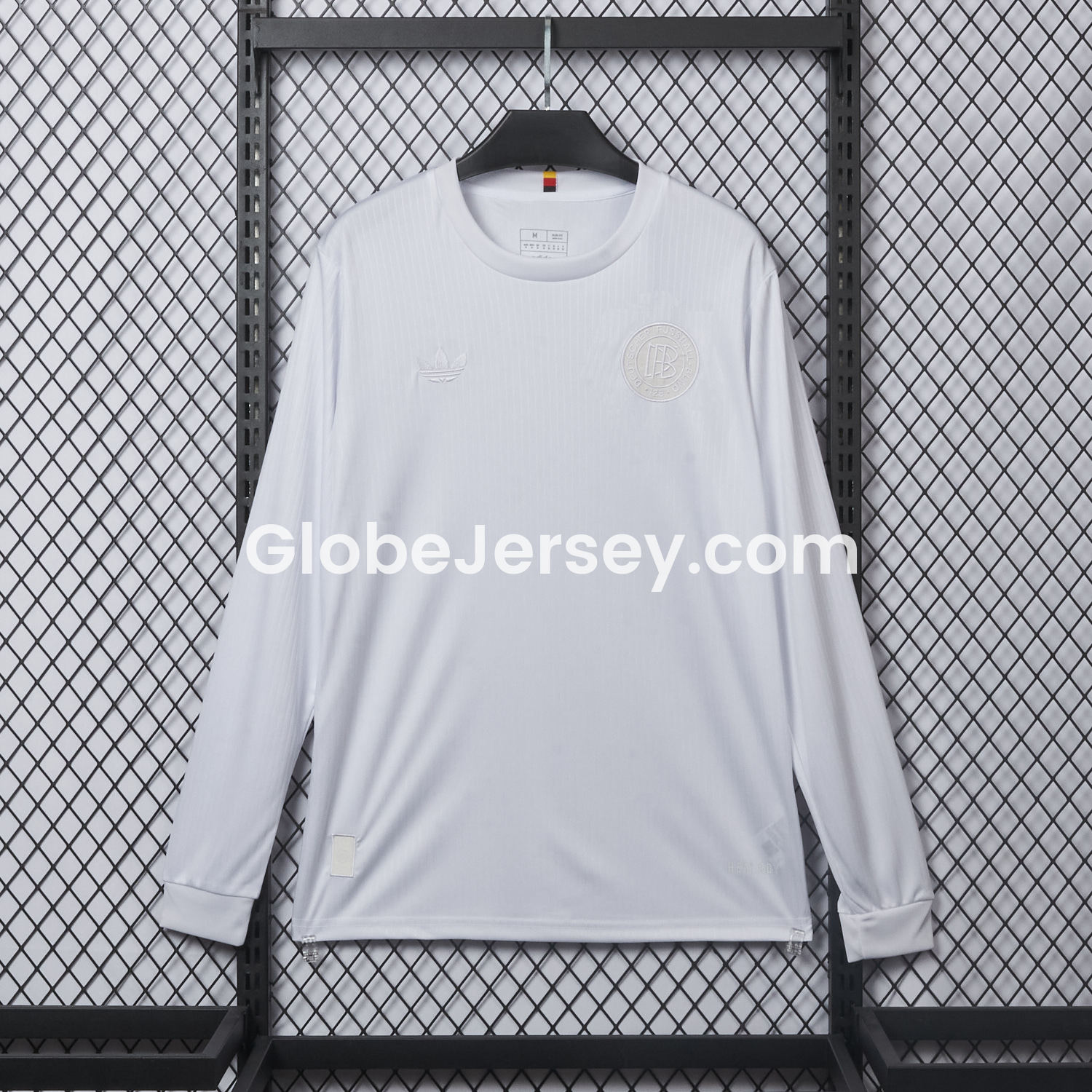 Germany 2025 125-Year Anniversary Pure White Long Sleeves Jersey - Fans Version