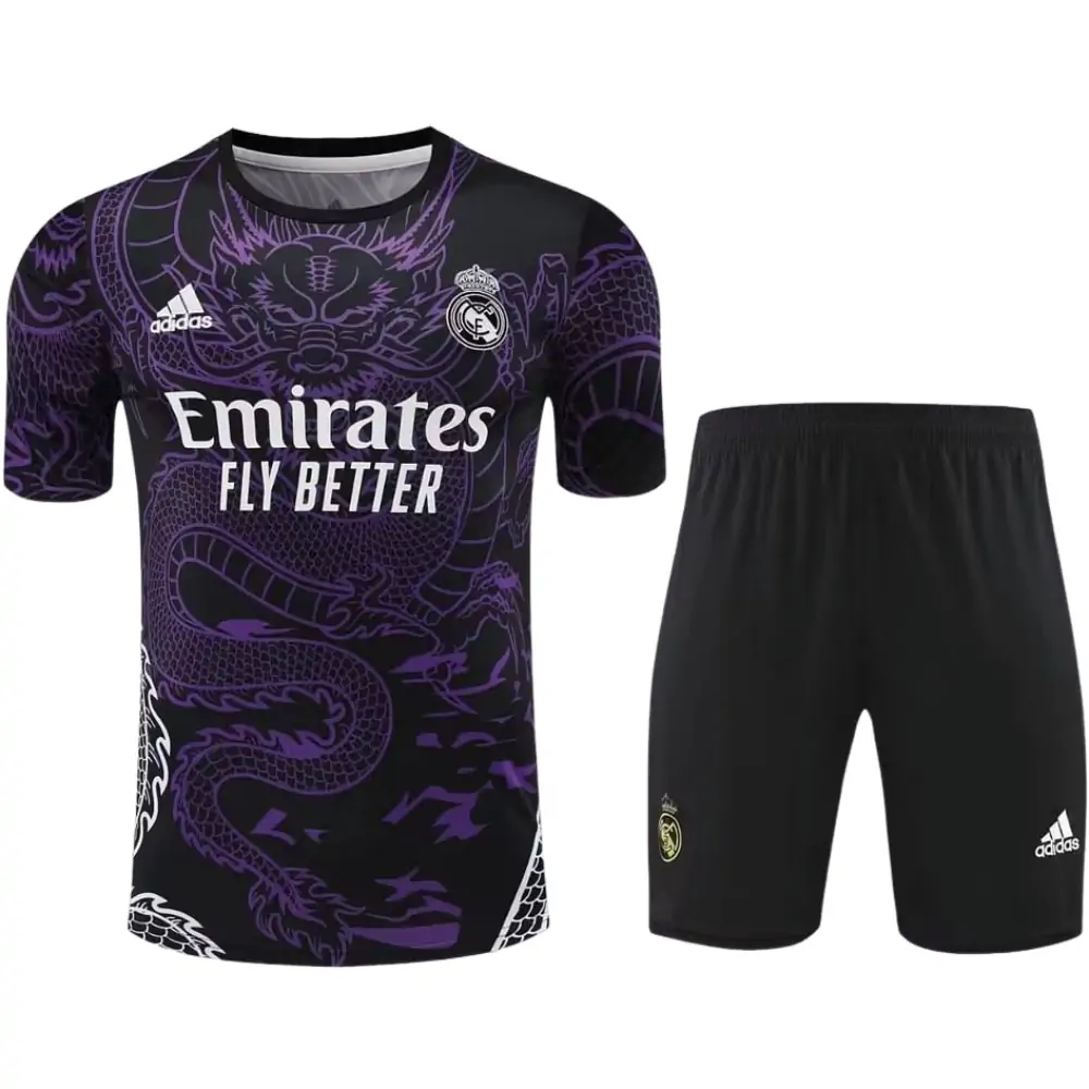 2024/25 Real Madrid Short Sleeve Training Jersey - Adult Set