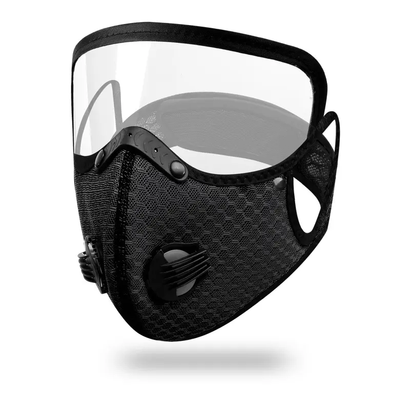 Carbon Filter Dust Mask Breathable | Reusable Detachable Adjustable | For Running Workout Motorcycle Gardening