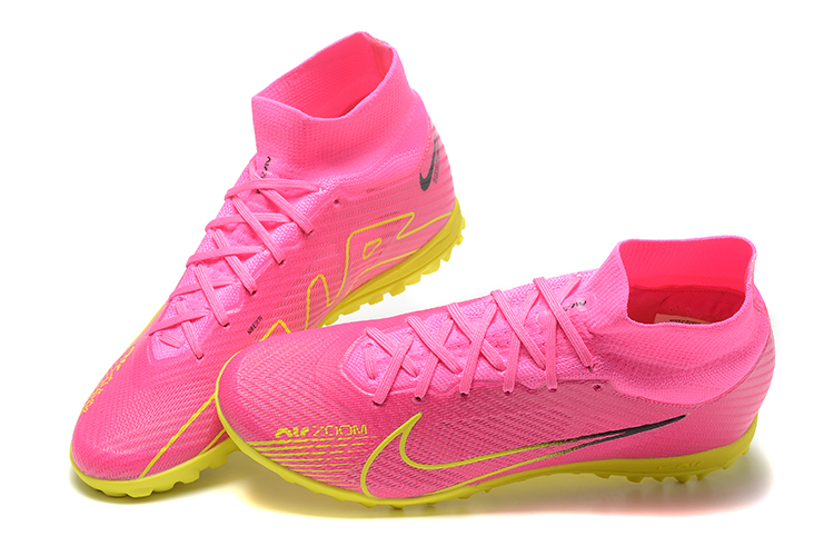 Assassin 15th generation high-top fully knitted waterproof MD air cushion grass spike football shoes