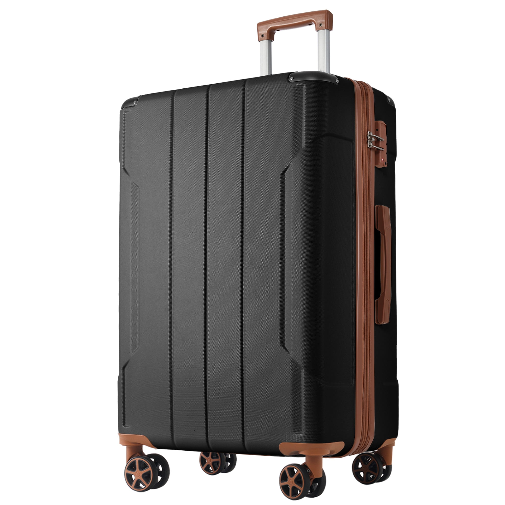 Luggage Sets 3 Piece, Expandable Hard shell ABS Suitcases with Double Spinner, Travel luggage Set