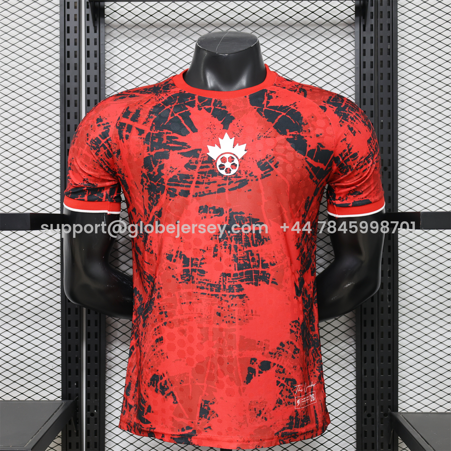 Canada 2026 Red With Black Special Jersey - Player Version