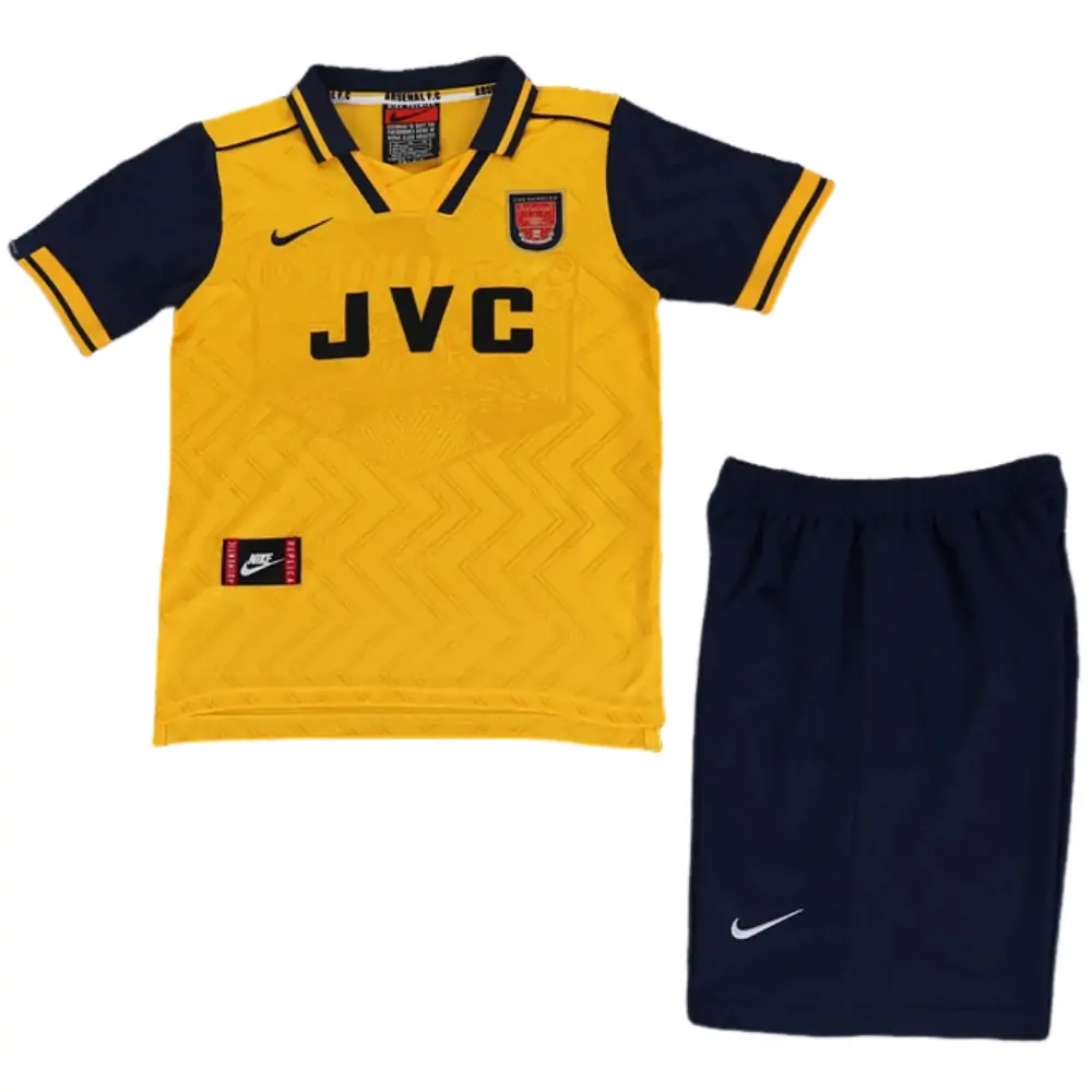 1996-97 Arsenal Away Retro Children's Jersey Set - Fans Edition