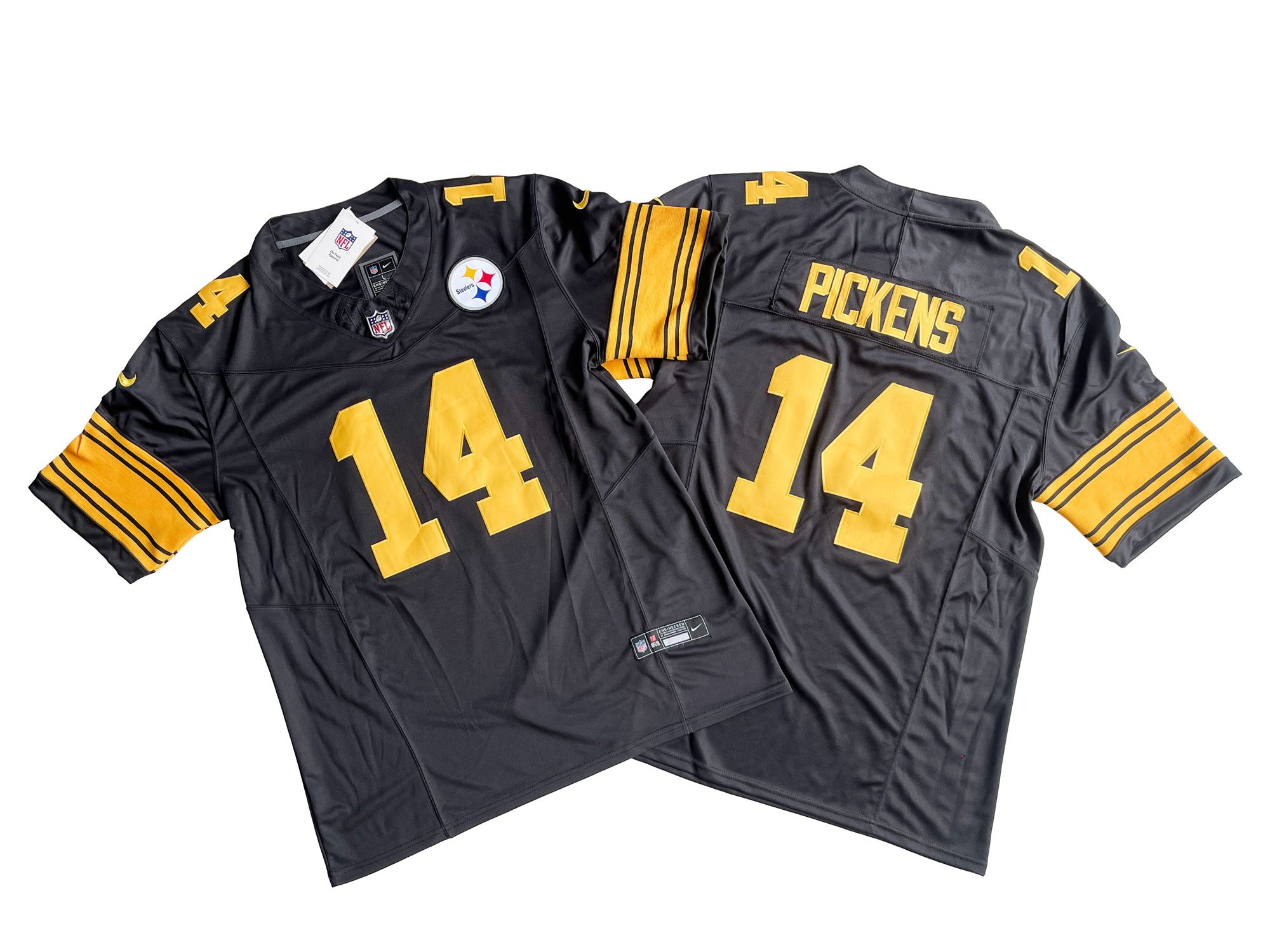 Pittsburgh Steelers 14# George Pickens Nike Vapor F.U.S.E. Limited Jersey