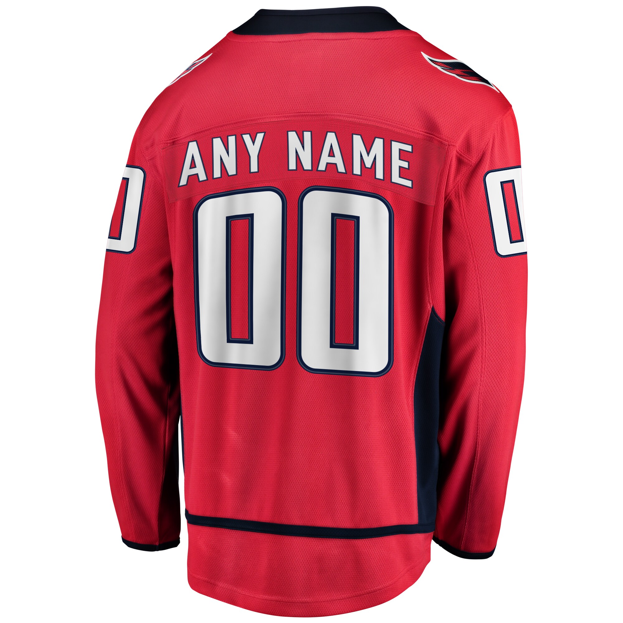 Washington Capitals Fanatics Home Breakaway Custom Jersey – Red