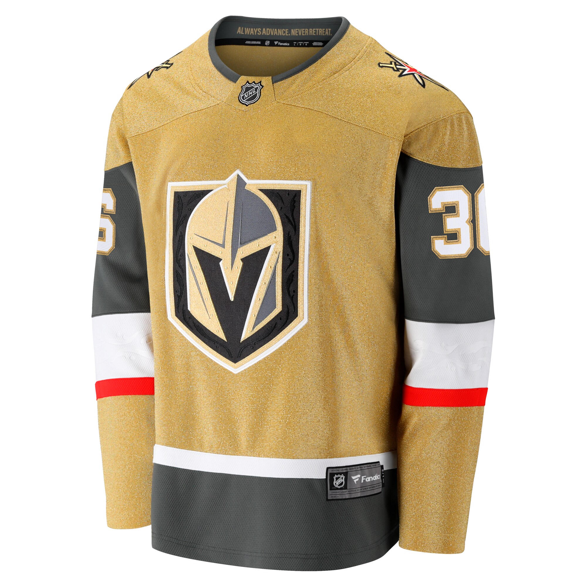 Logan Thompson Vegas Golden Knights Fanatics Home Premier Breakaway   Jersey – Gold