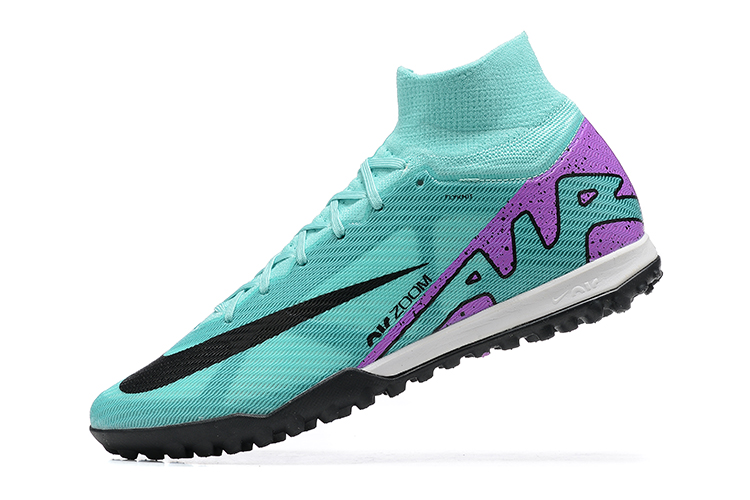 Assassin 15th generation high-top fully knitted waterproof MD air cushion grass stud football shoes