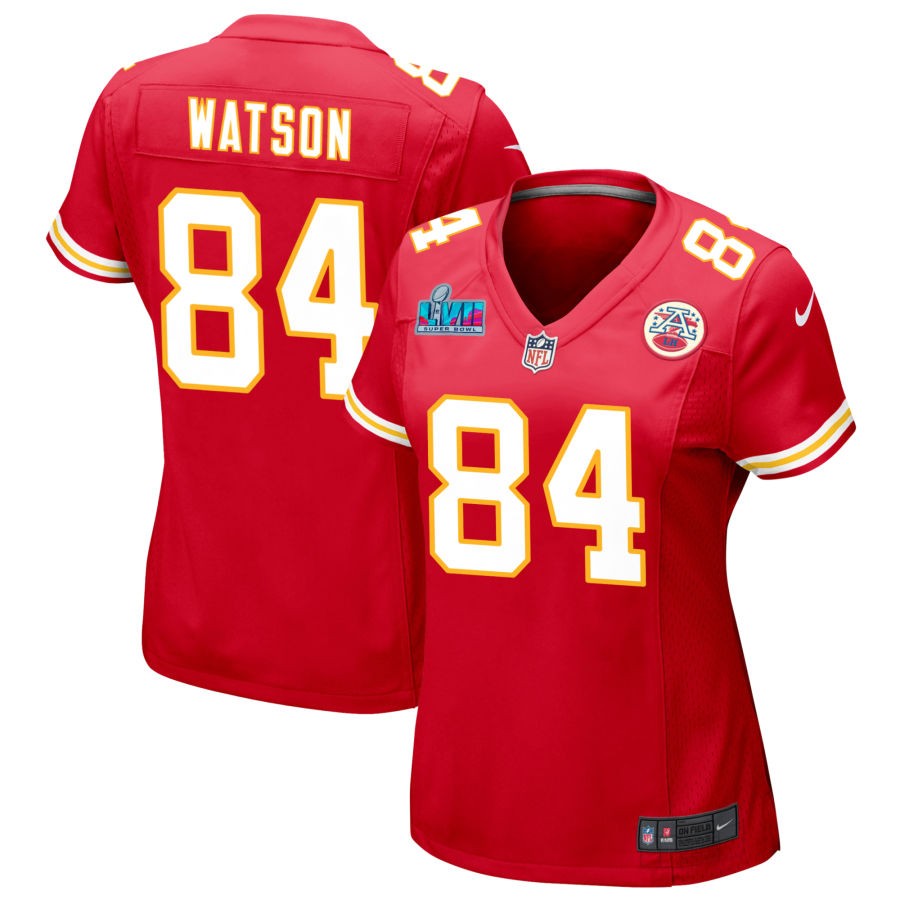 Justin Watson Kansas City Chiefs Nike Women's Super Bowl LVII Game Jersey - Red