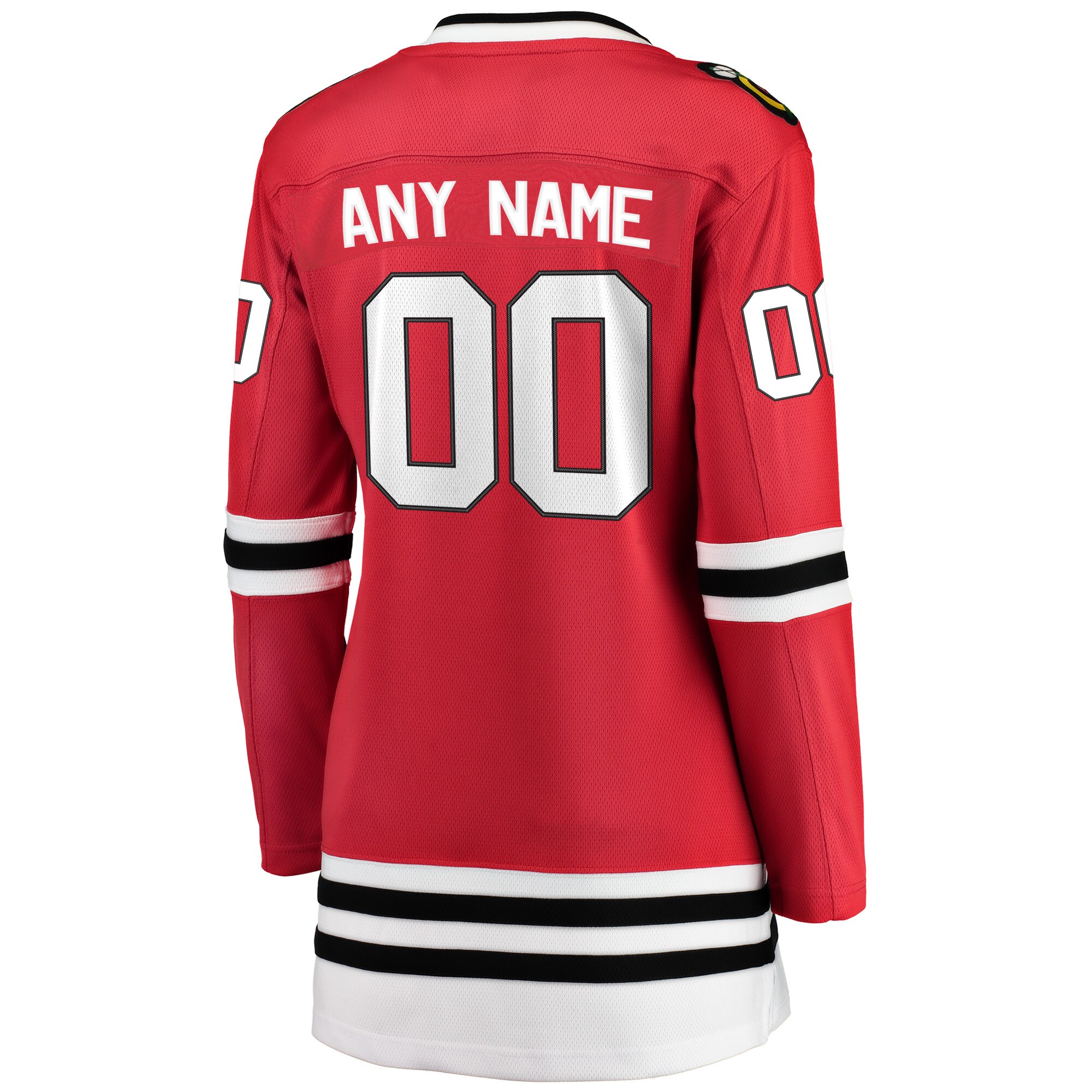 Chicago Blackhawks Fanatics Women’s Home Breakaway Custom Jersey – Red