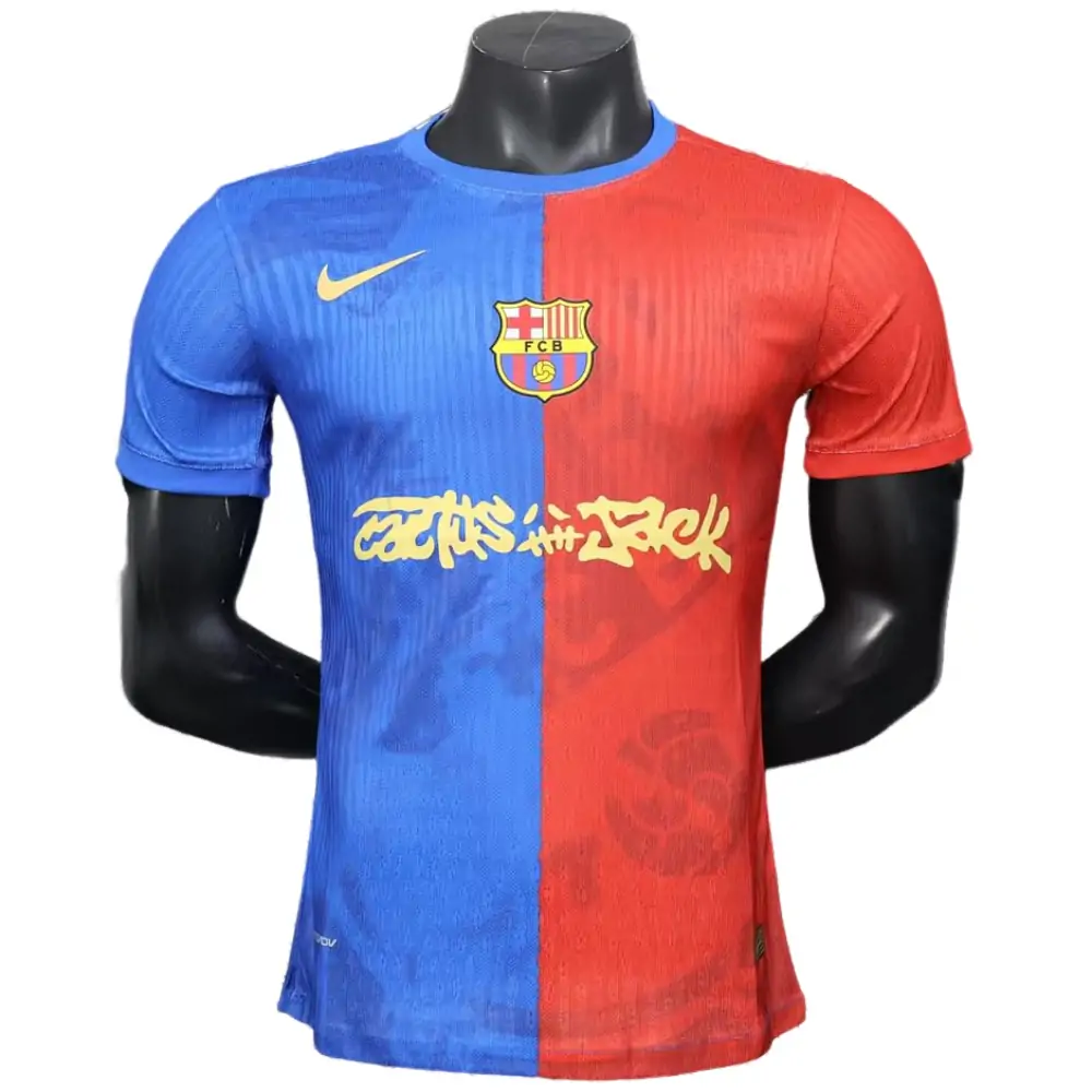 25-26 Barcelona special edition red and blue jersey - player version