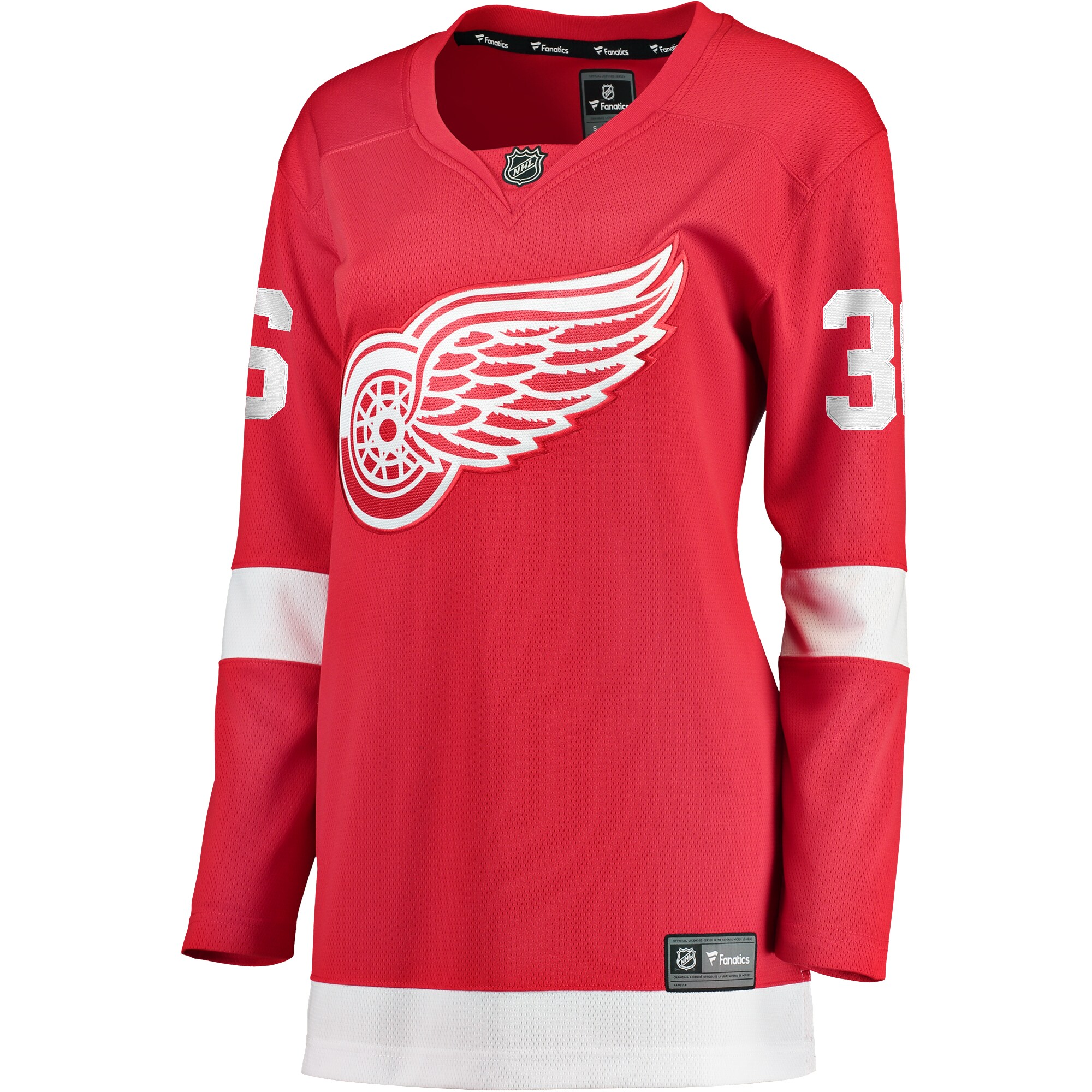 Christian Fischer Detroit Red Wings Fanatics Women’s Home Breakaway   Jersey – Red