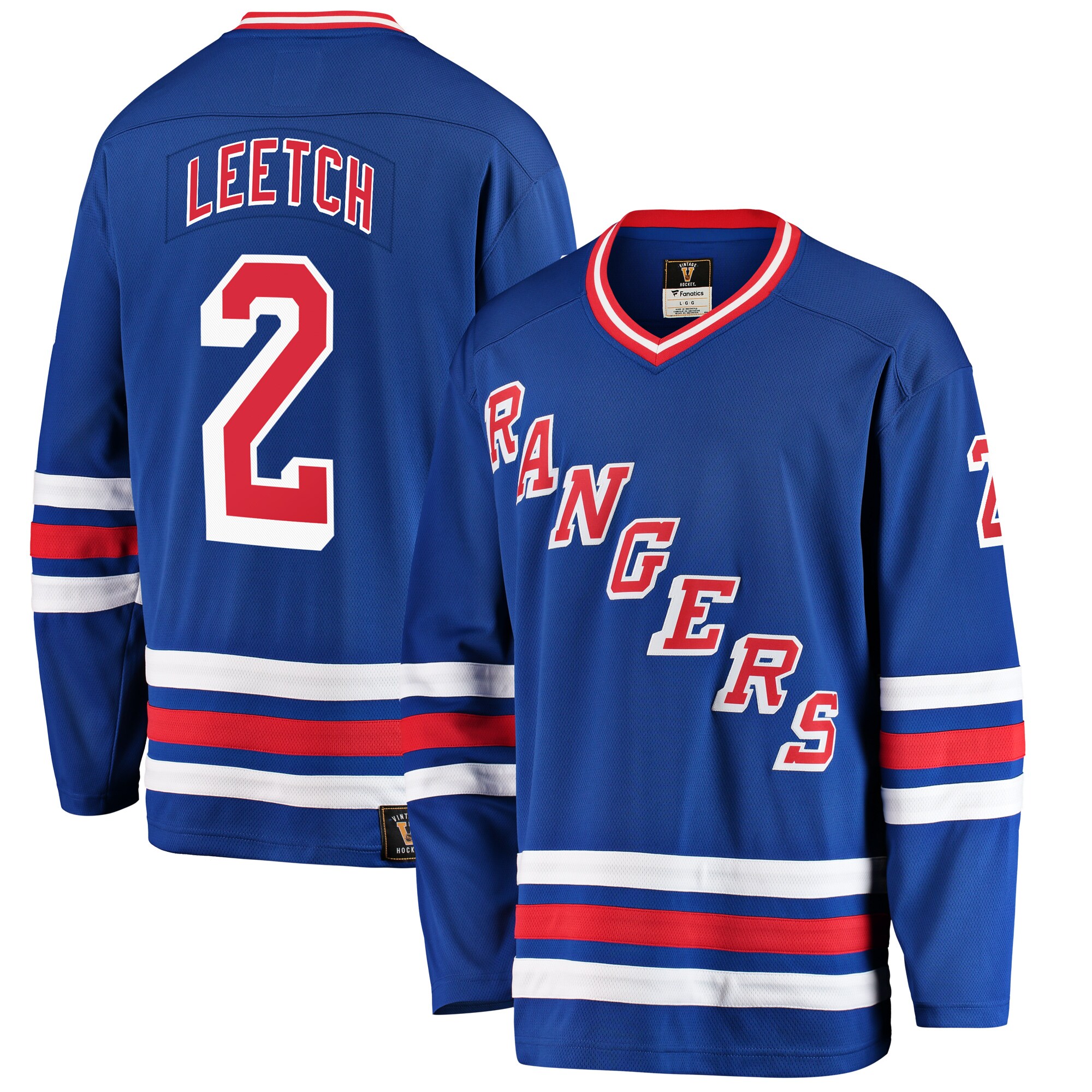 Brian Leetch New York Rangers Fanatics Premier Breakaway Retired   Jersey – Blue