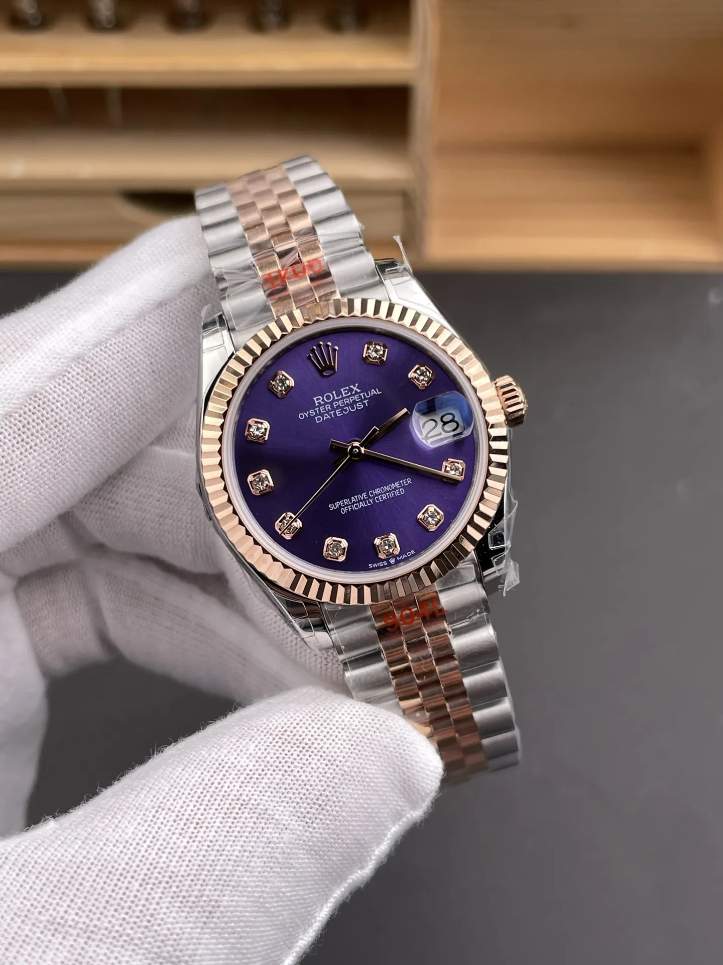 Rolex Datejust Rose Gold Ladies 31mm