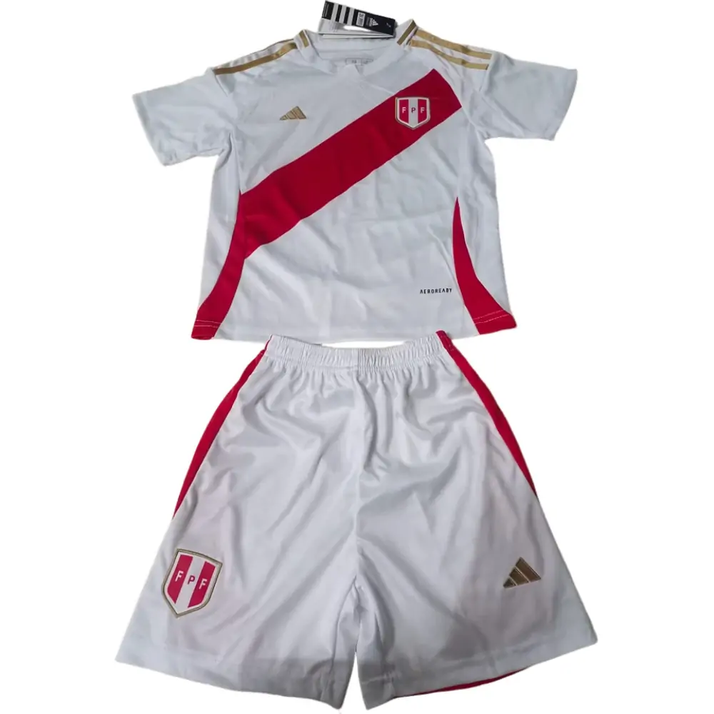 2024-25 Peru Home Children's Jersey Set - Fans Edition